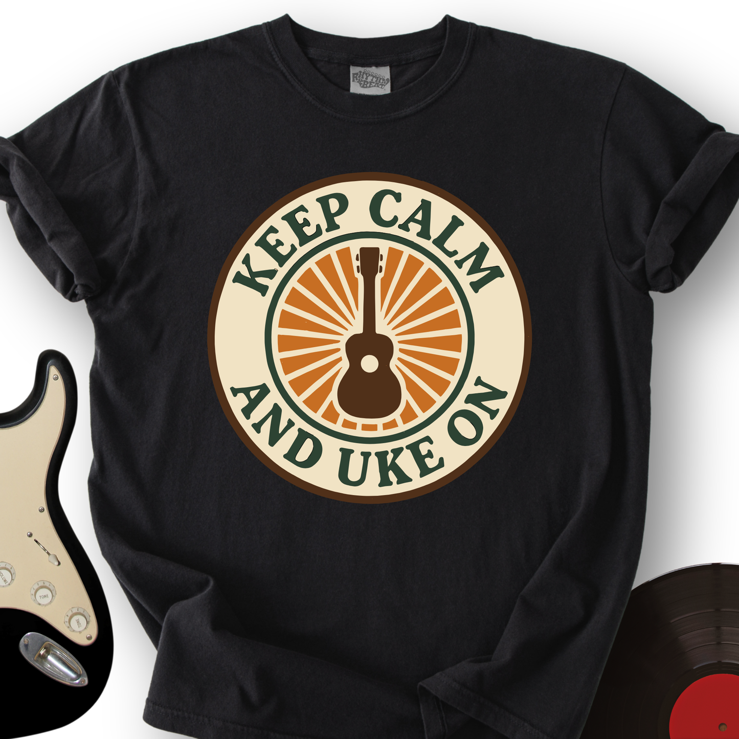 Keep Calm & Uke On T-Shirt