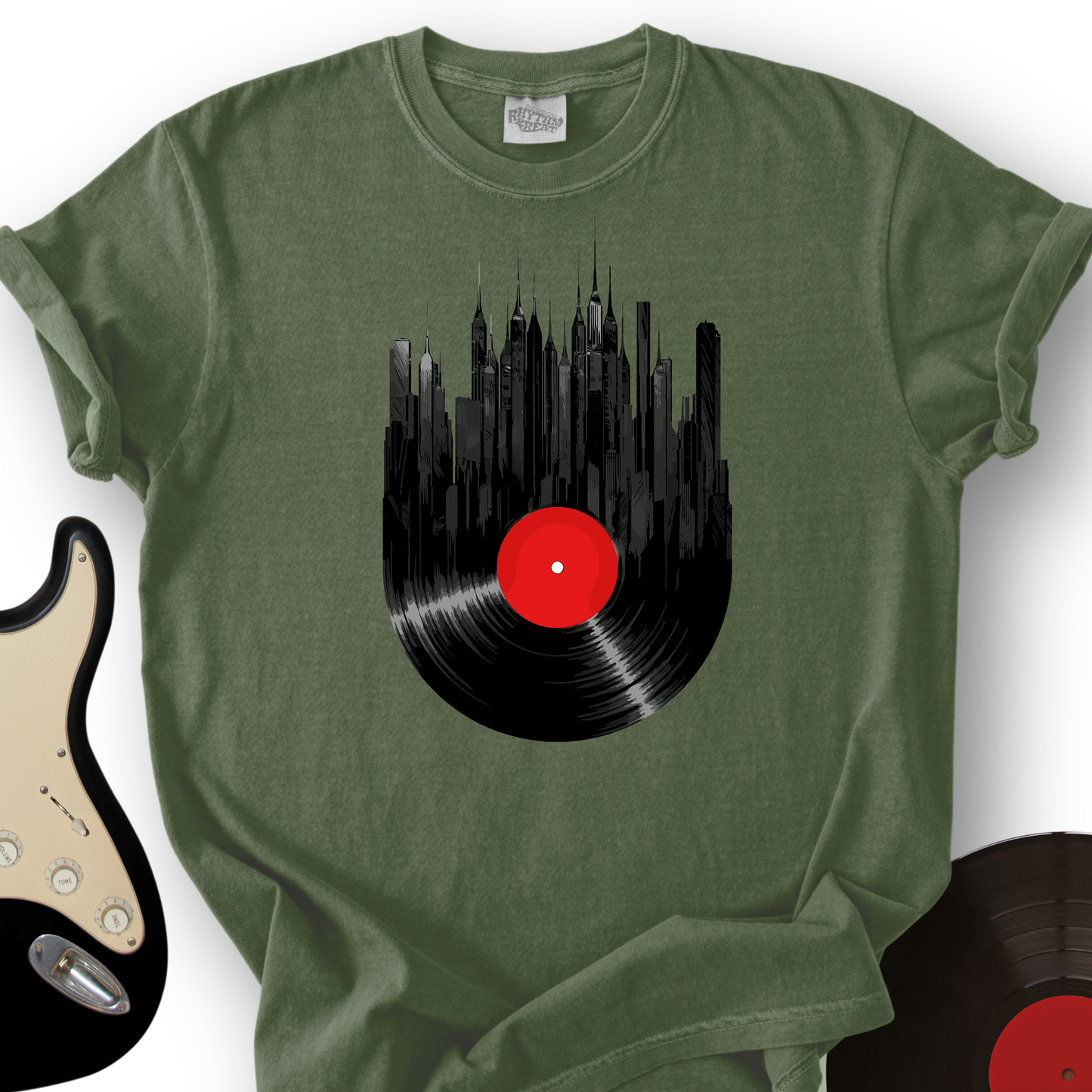 Vinyl Skyline T-Shirt