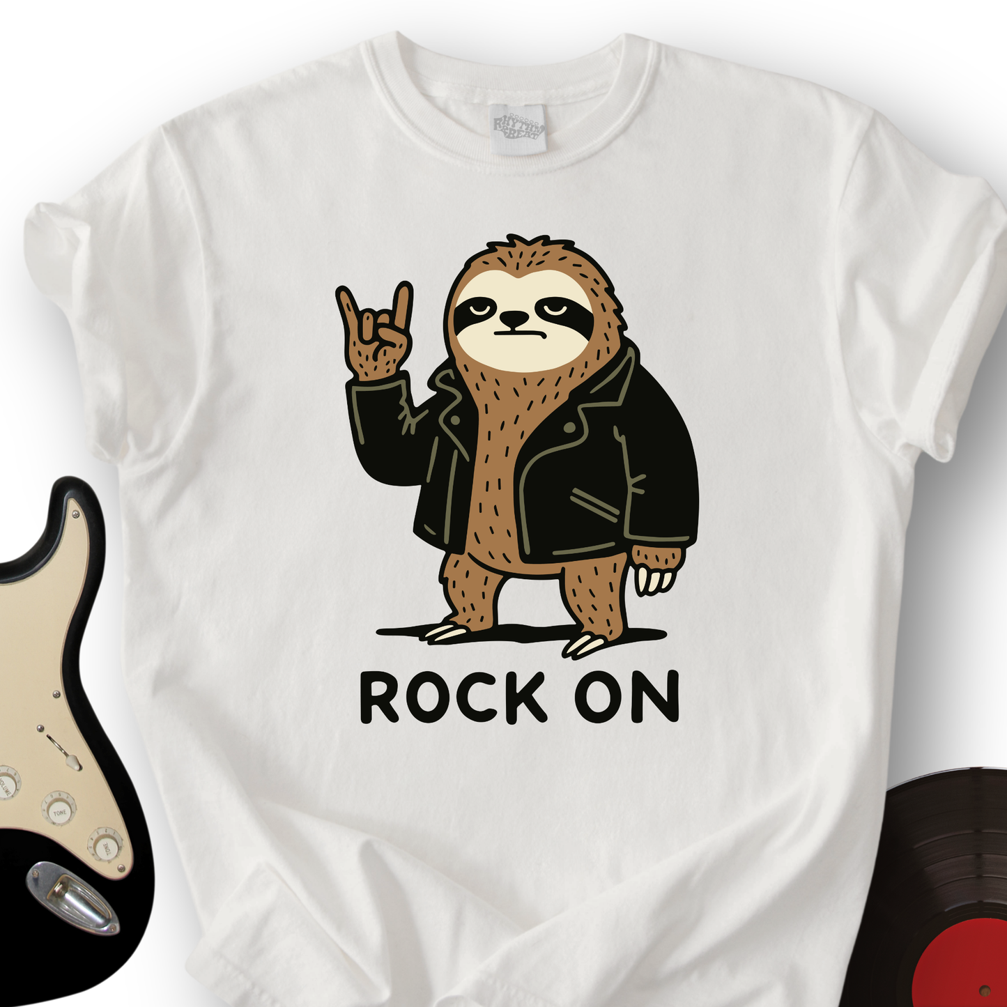 Sloth Rock On T-Shirt