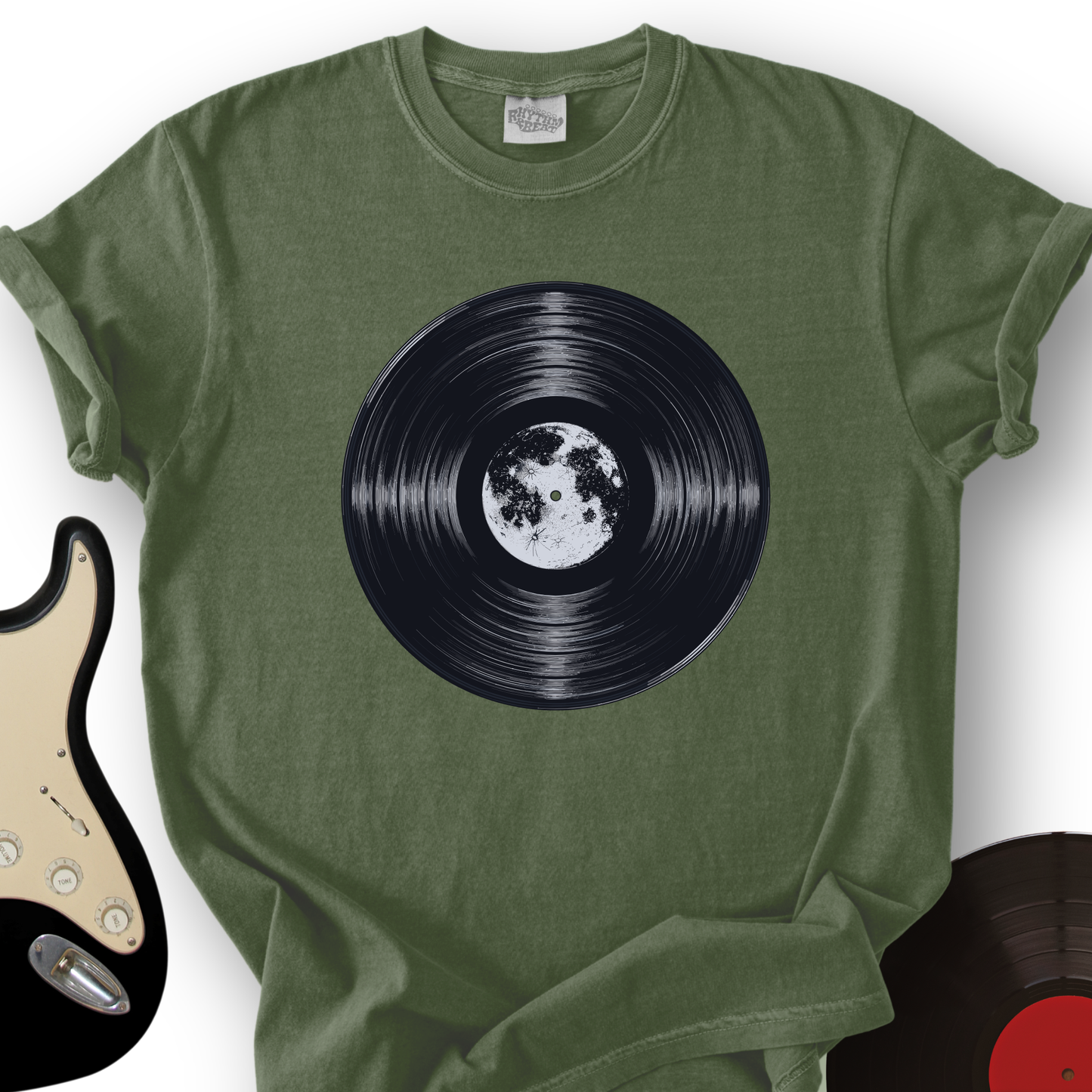 Moon Vinyl T-Shirt