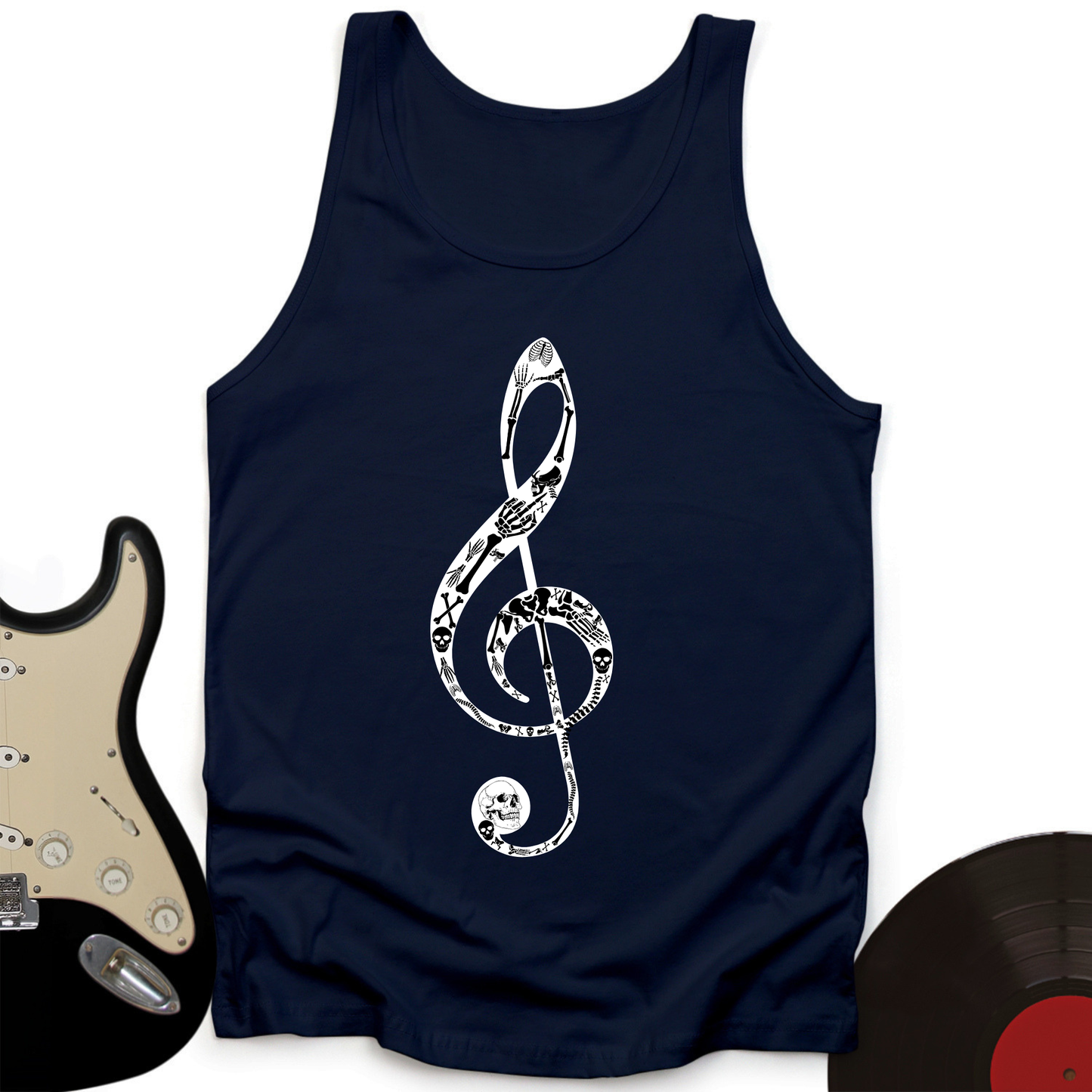 Skull Note Tank Top