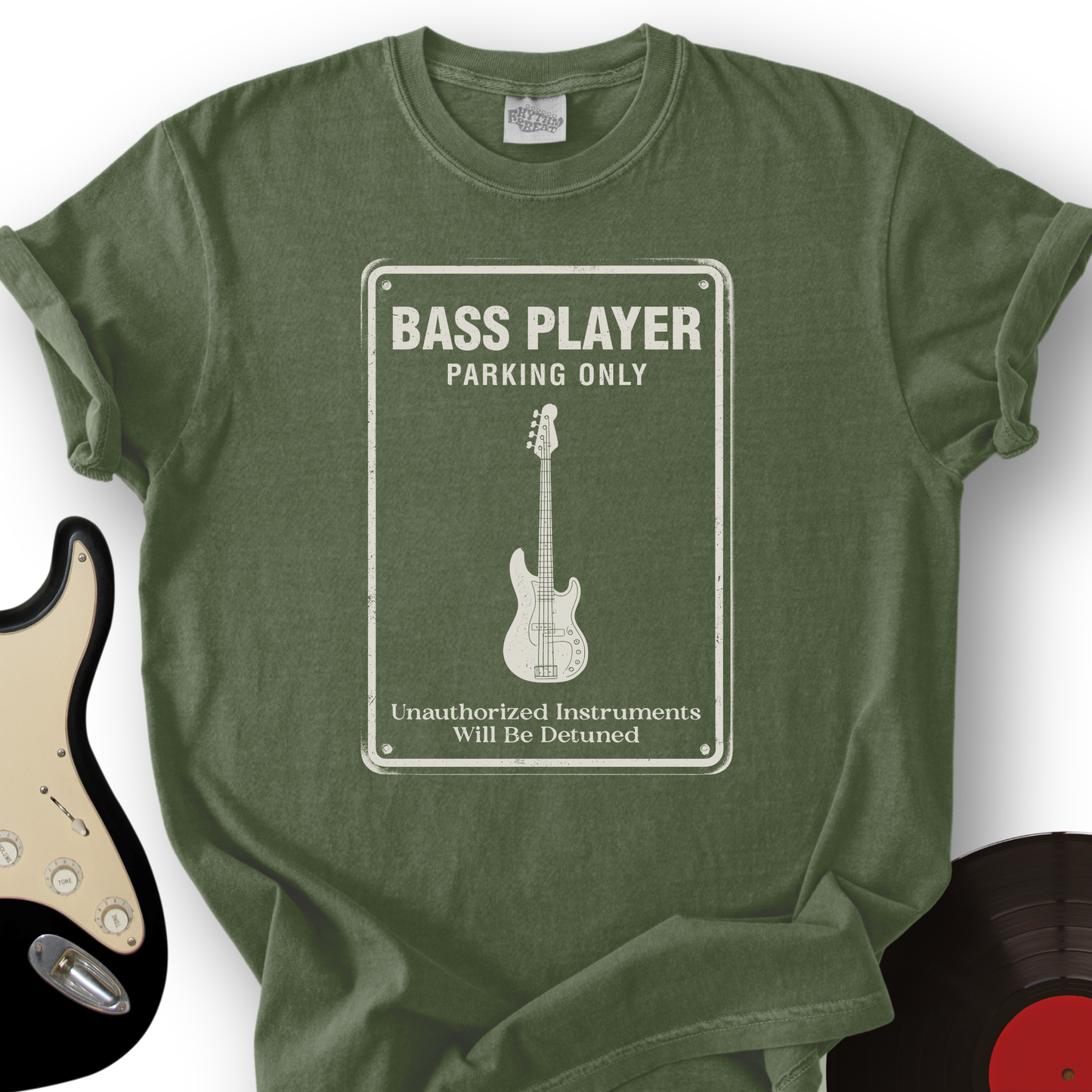 Bass Player Parking Only T-Shirt