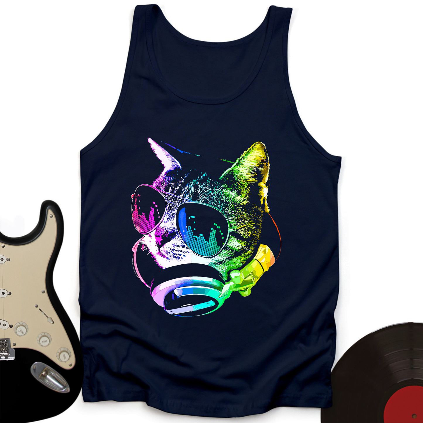 Disco Cat Tank Top