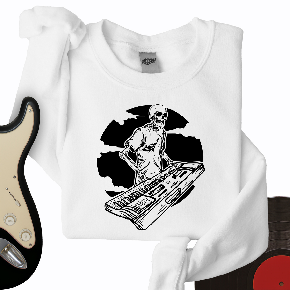 Skeleton Keyboard Crewneck
