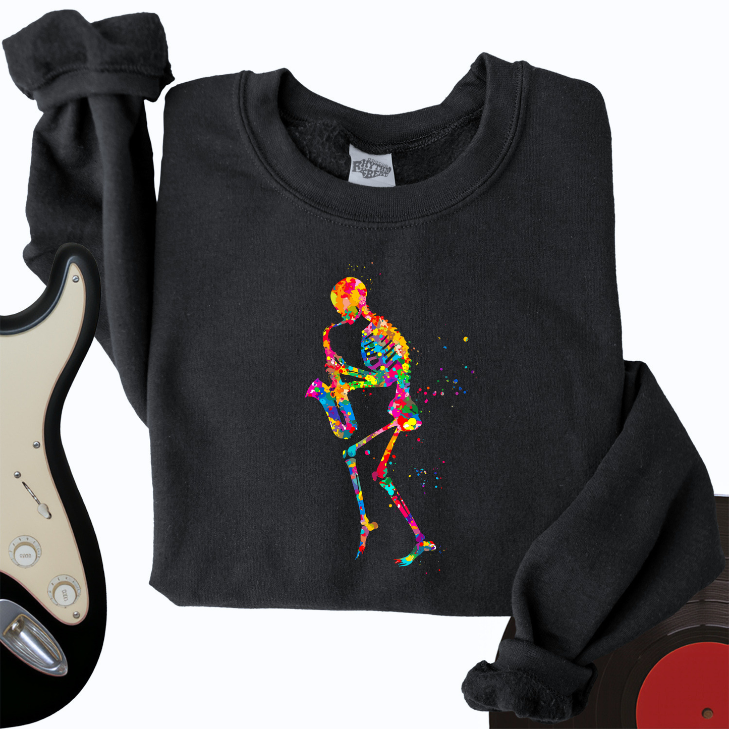 Colorful Souls Sax Crewneck