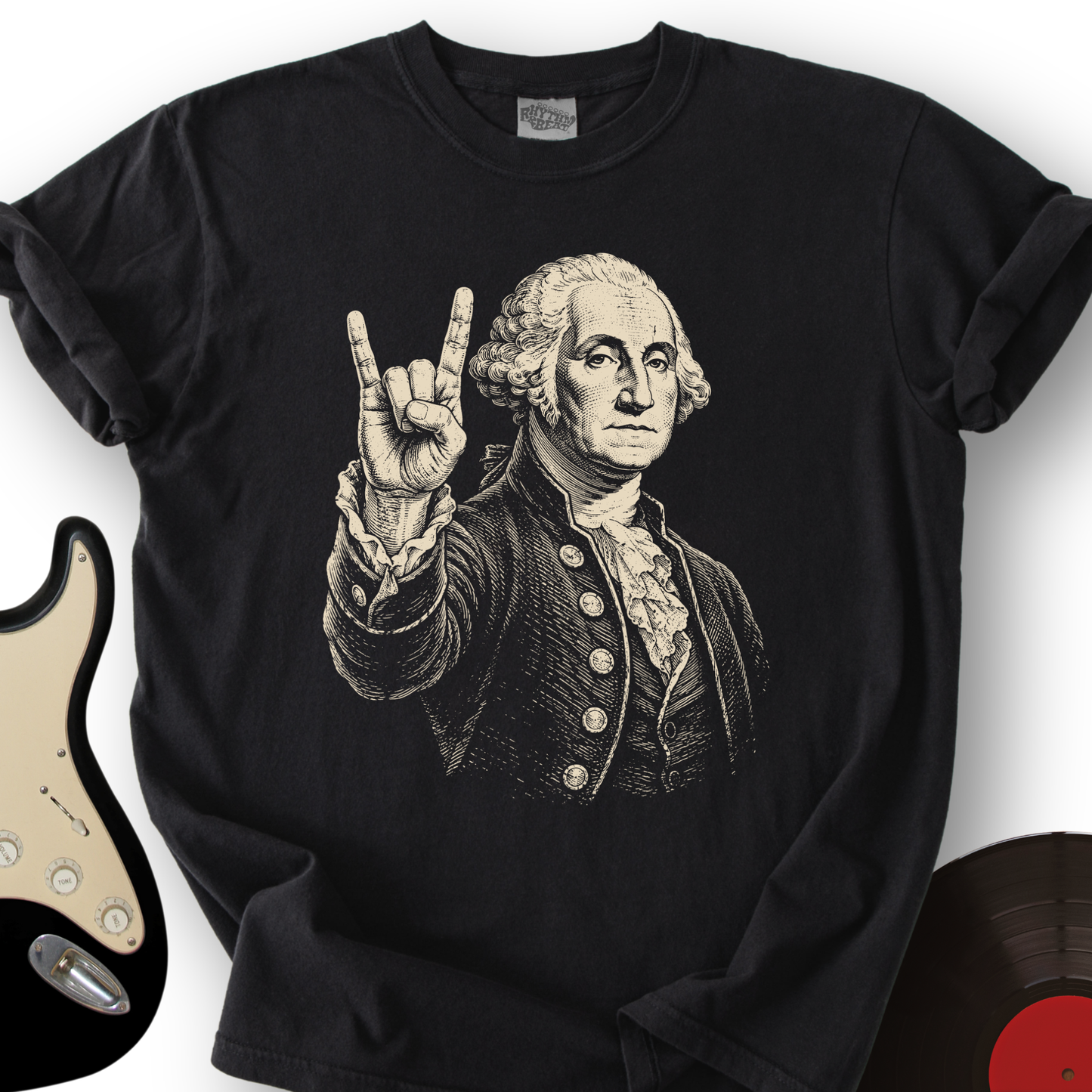 Washington Rock Portrait T-Shirt
