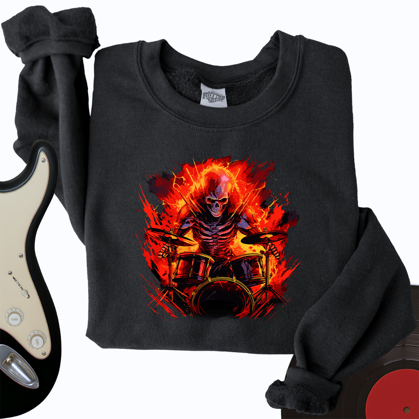 Fiery Drummer Crewneck
