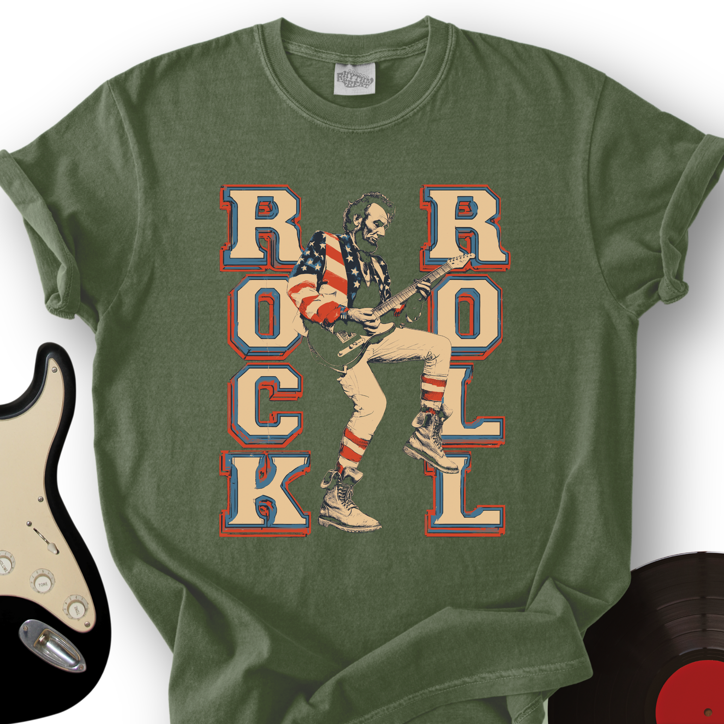Rock N Roll Lincoln T-Shirt