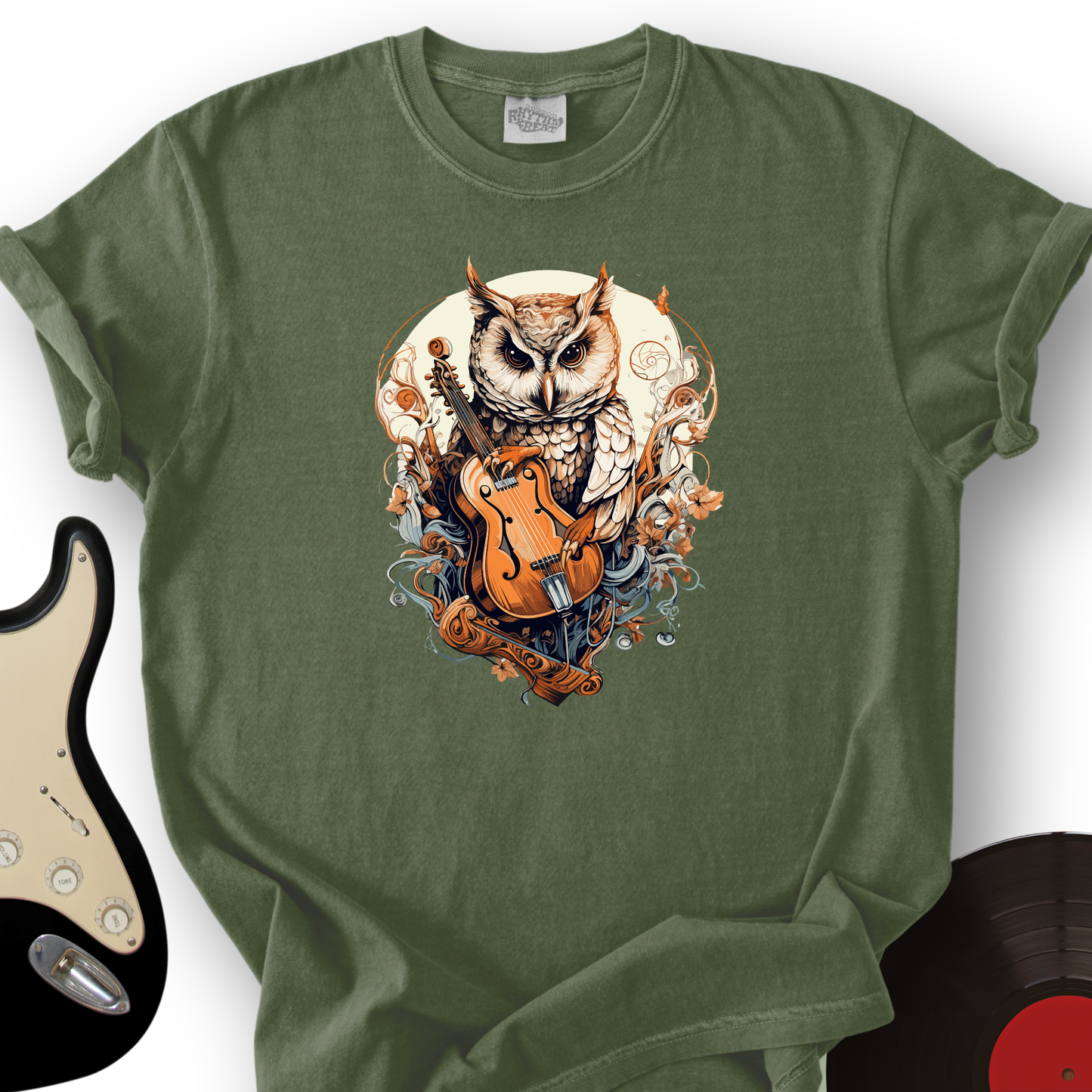 Owl Violin T-Shirt