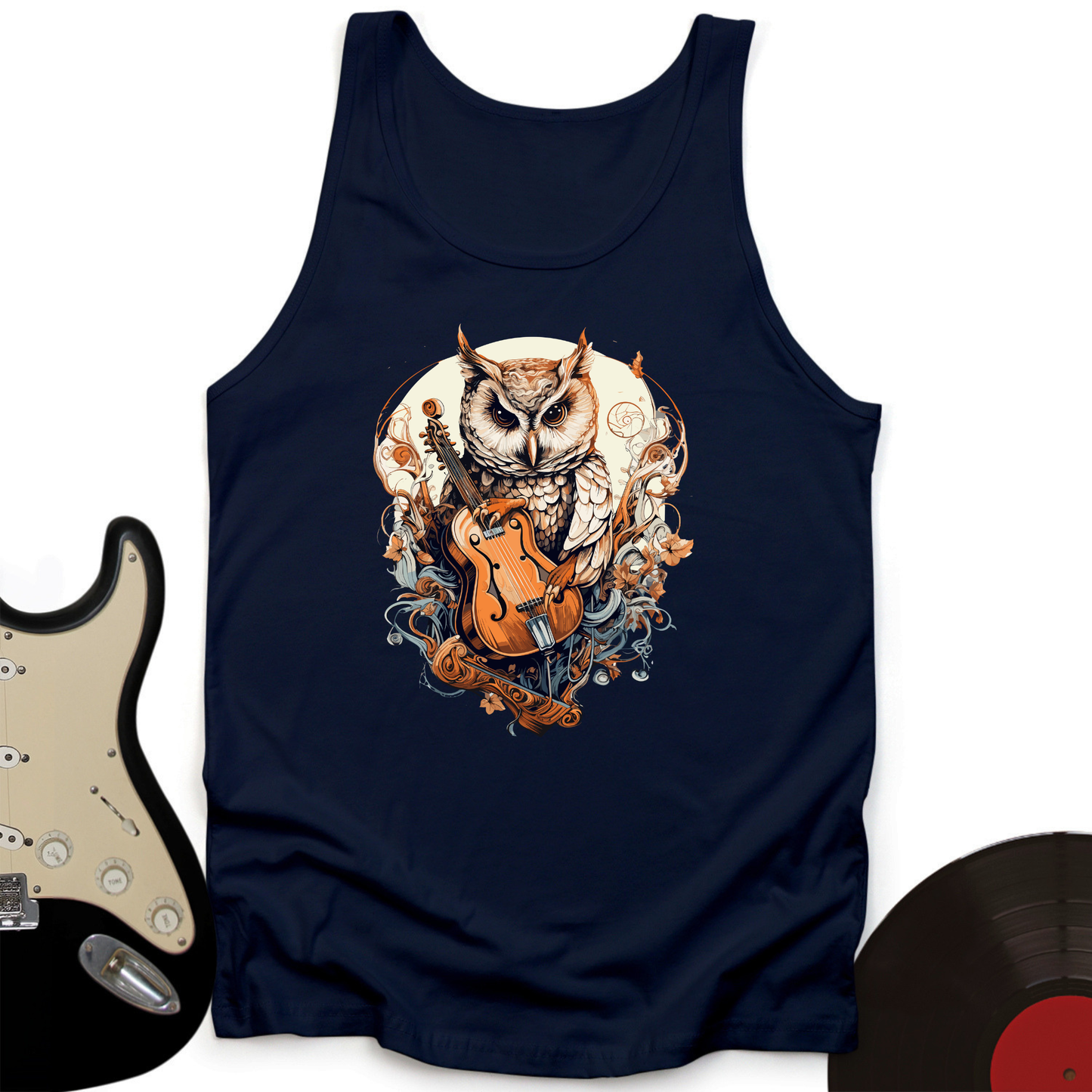 Owl Violin Tank Top