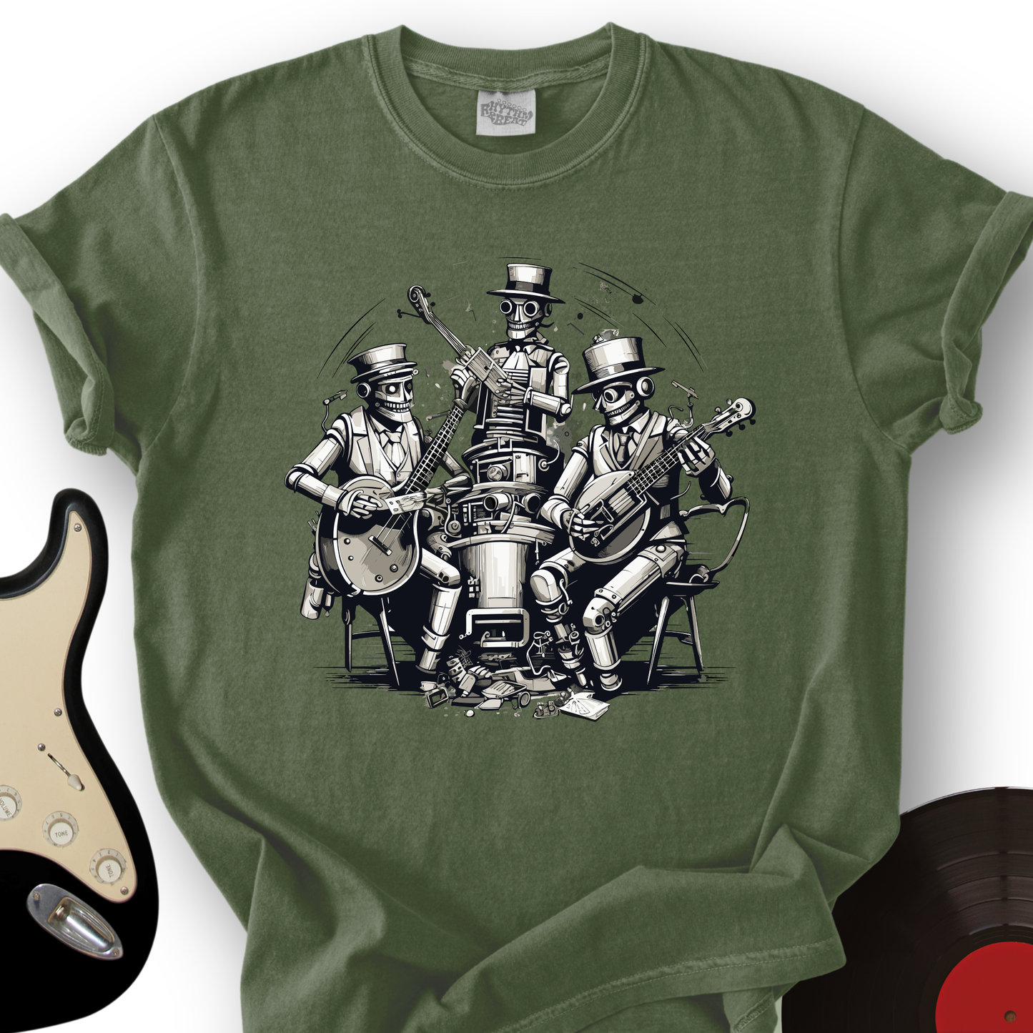 Steampunk Skeleton Band T-Shirt