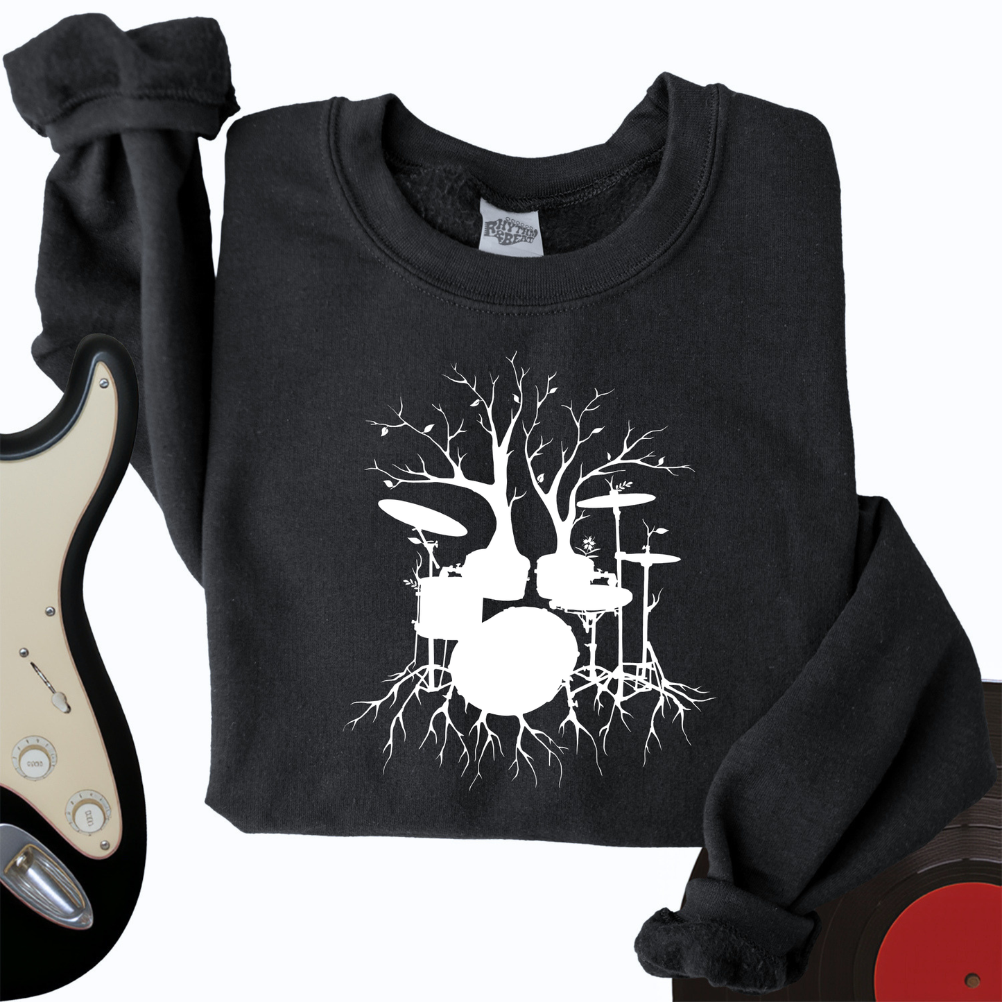 Drumming Roots Crewneck