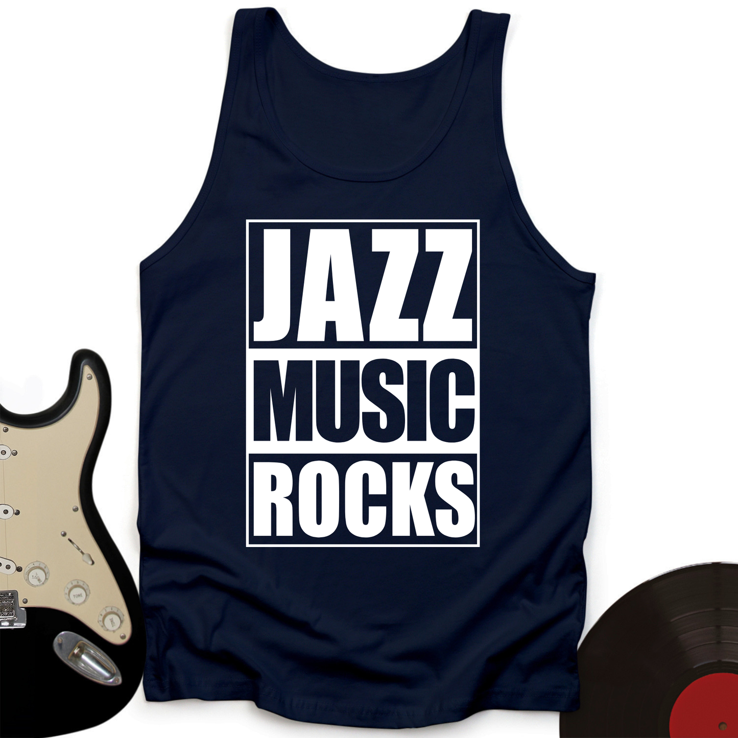 Jazz Music Rocks Tank Top