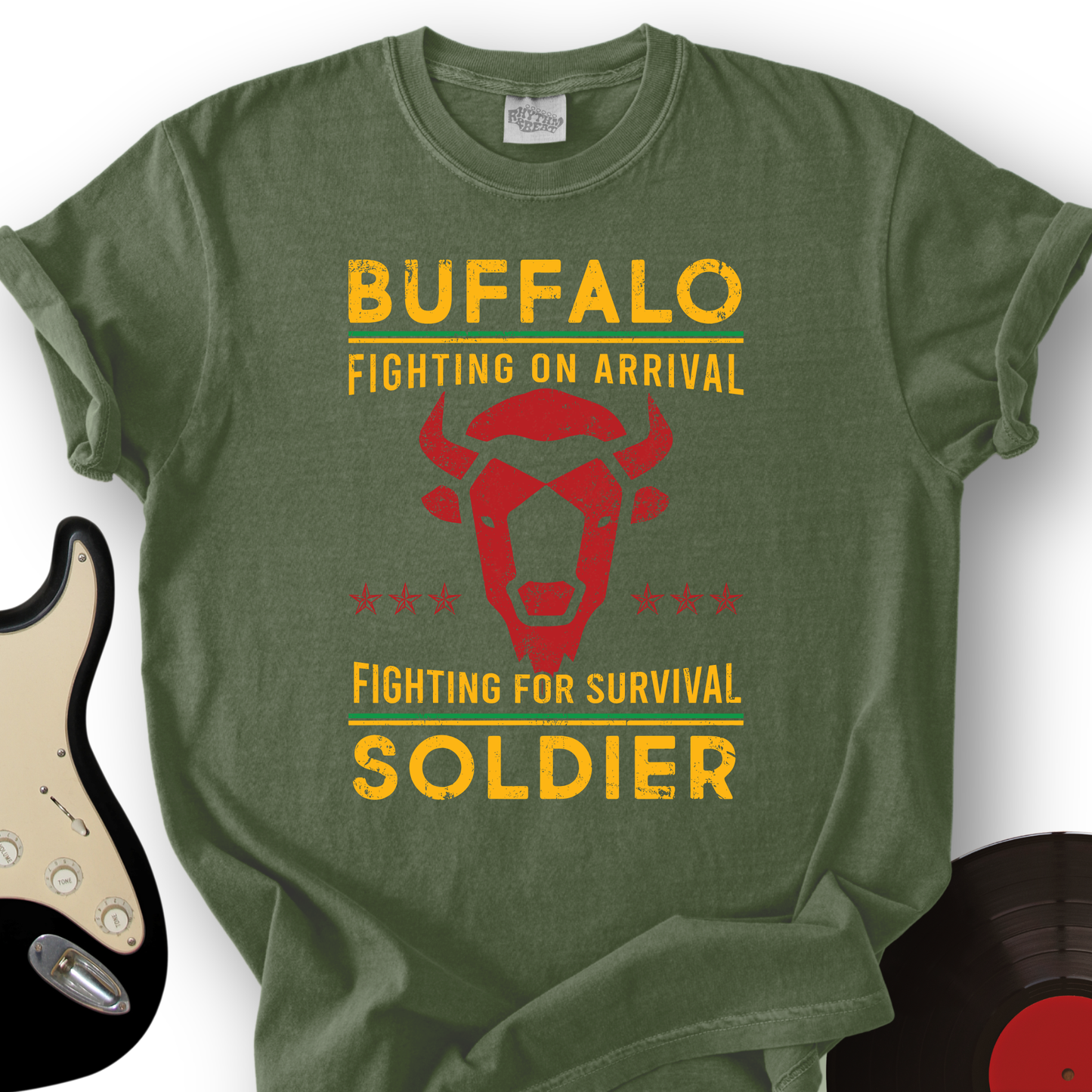 Buffalo Fighting Soldier T-Shirt