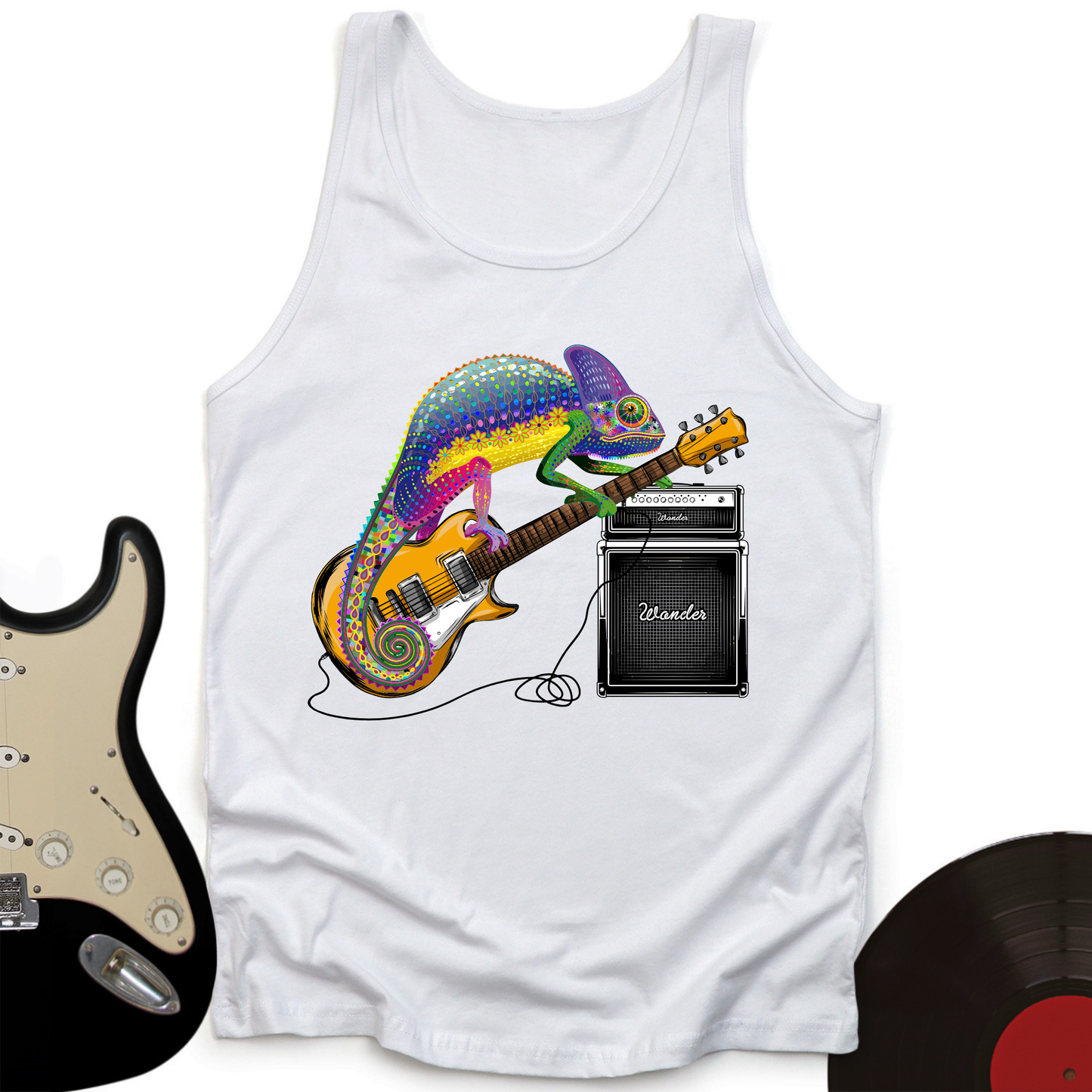 Guitar Lizard Tank Top