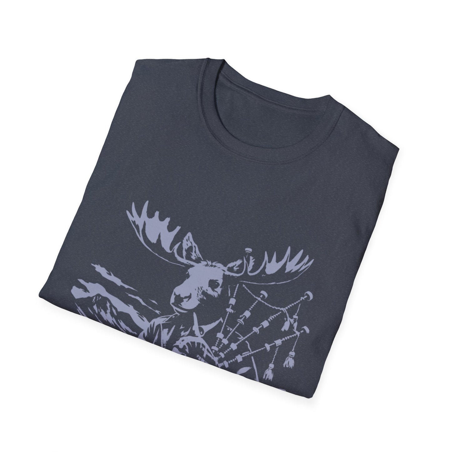 Moose Bagpiper T-Shirt