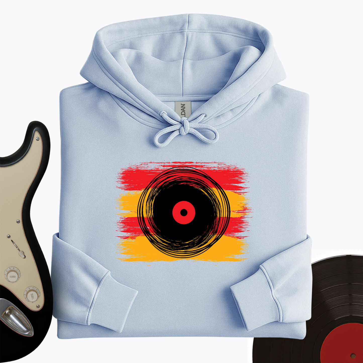 Cartoon Record Hoodie