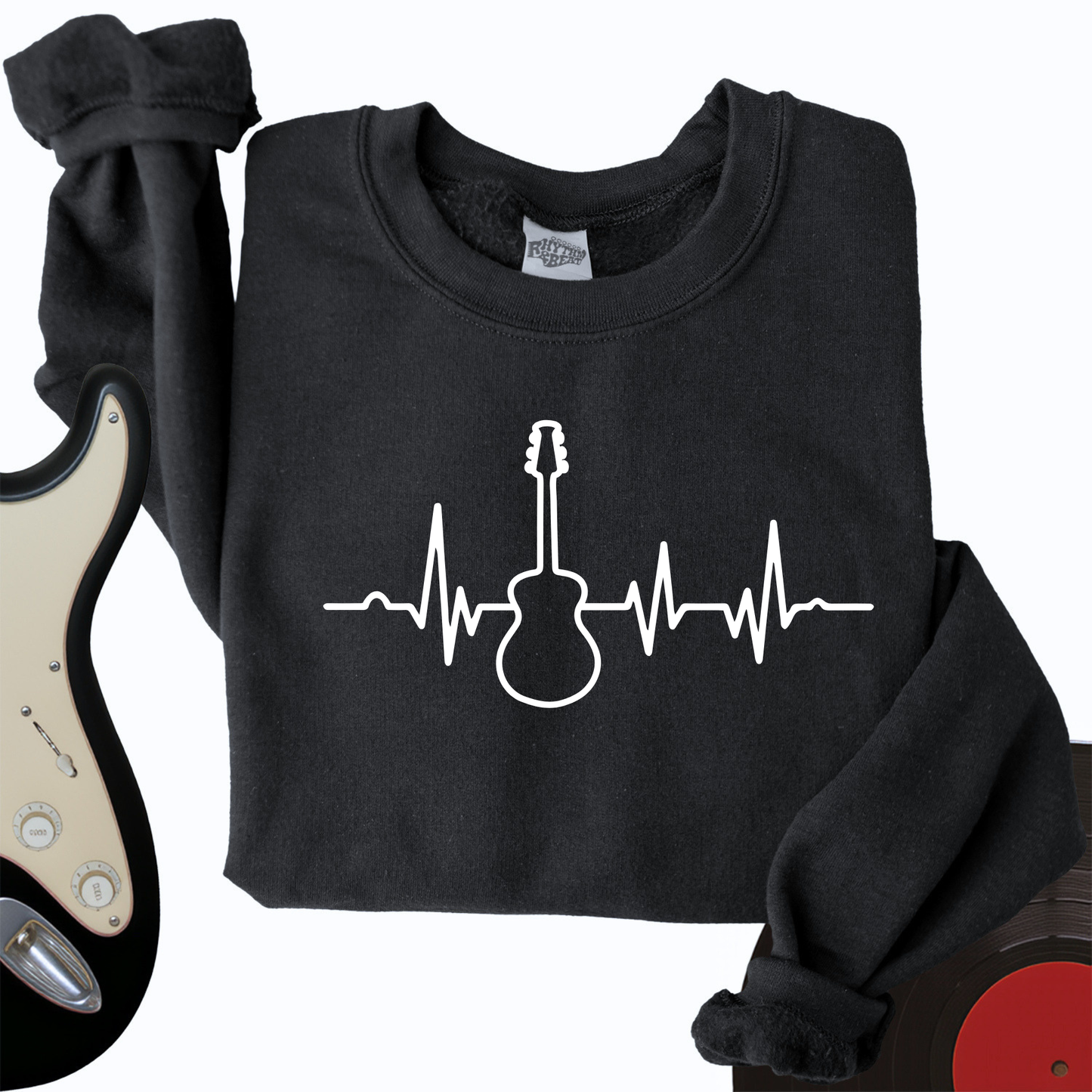 Guitar Heartbeat Crewneck