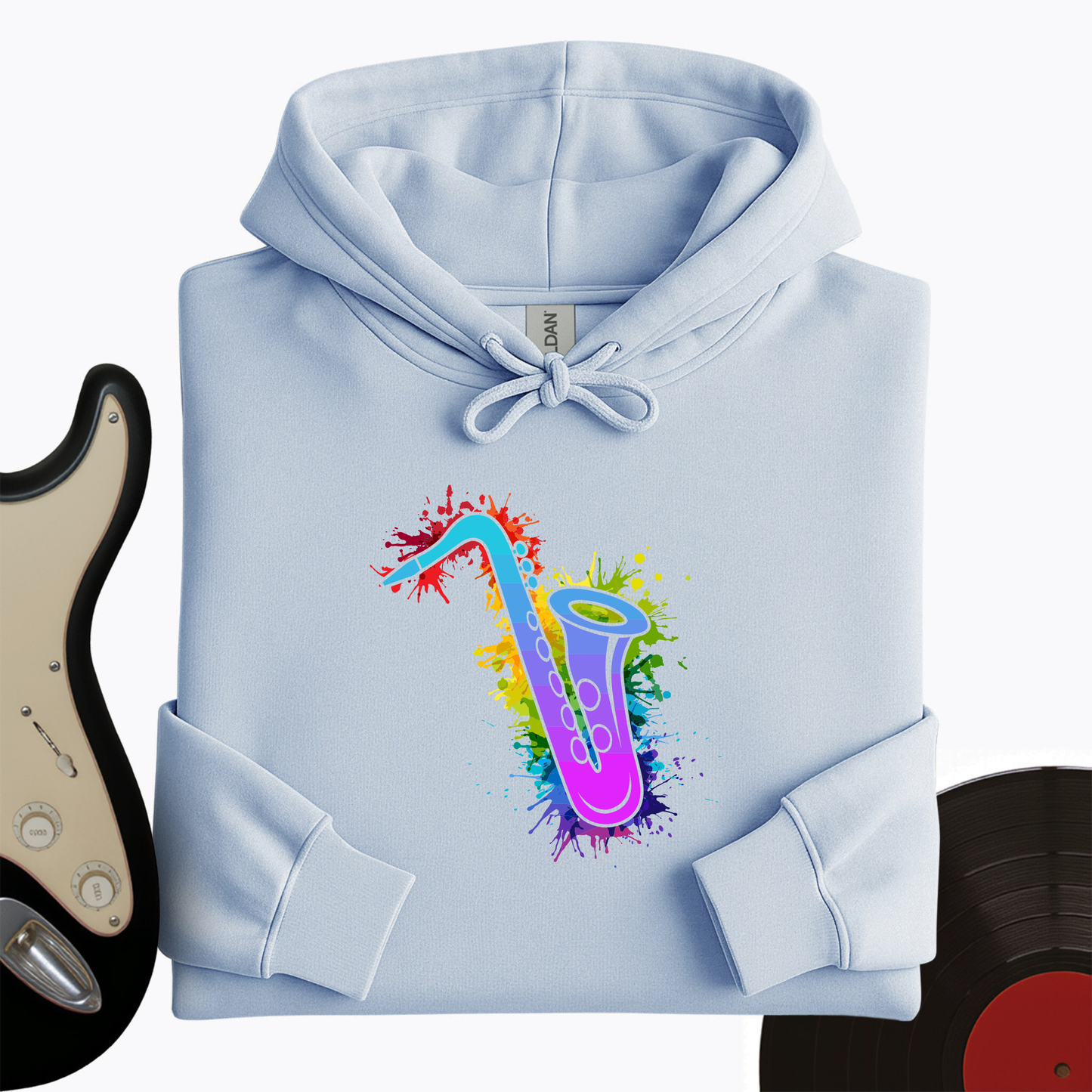 Graffiti Sax Hoodie
