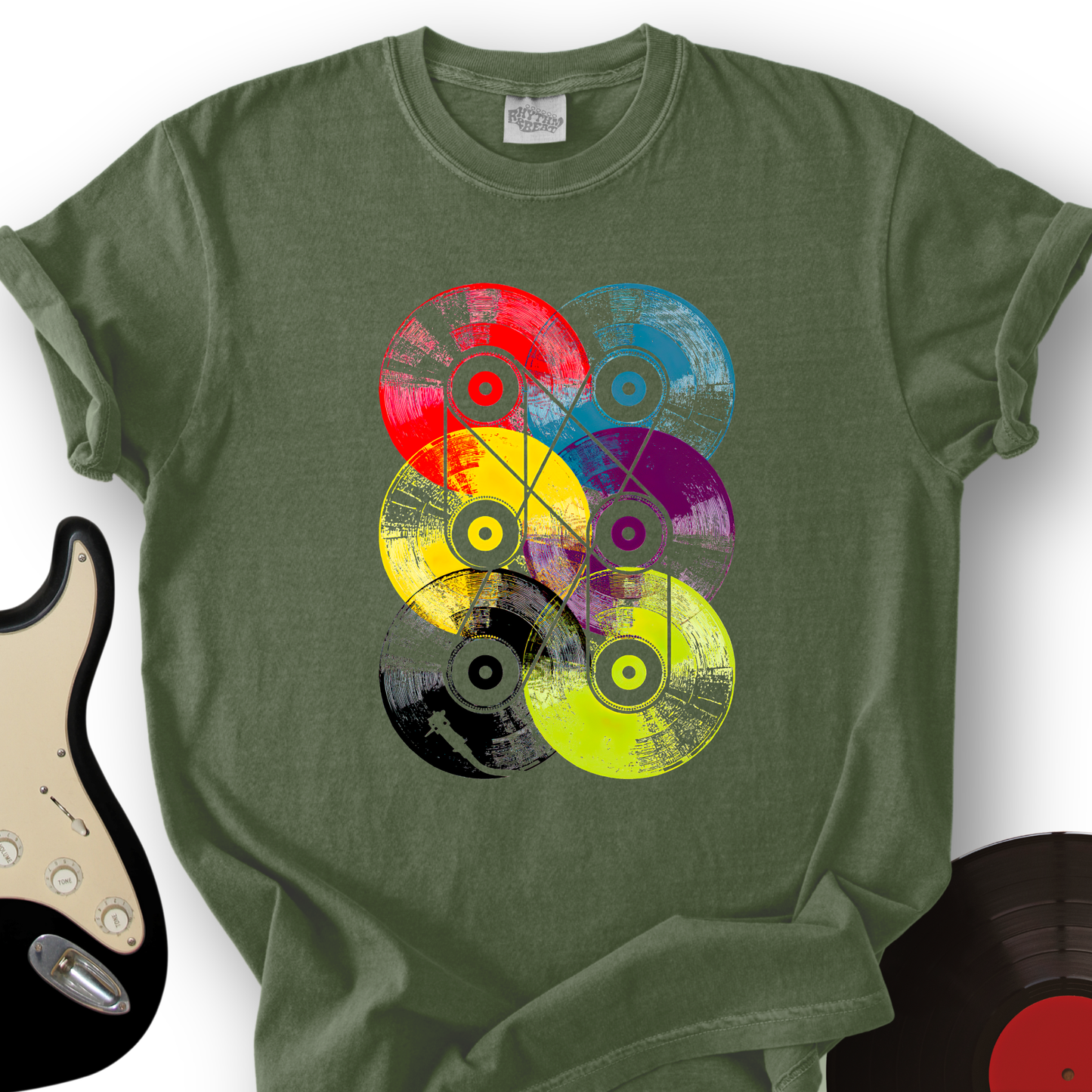 Colorful Vinyls T-Shirt