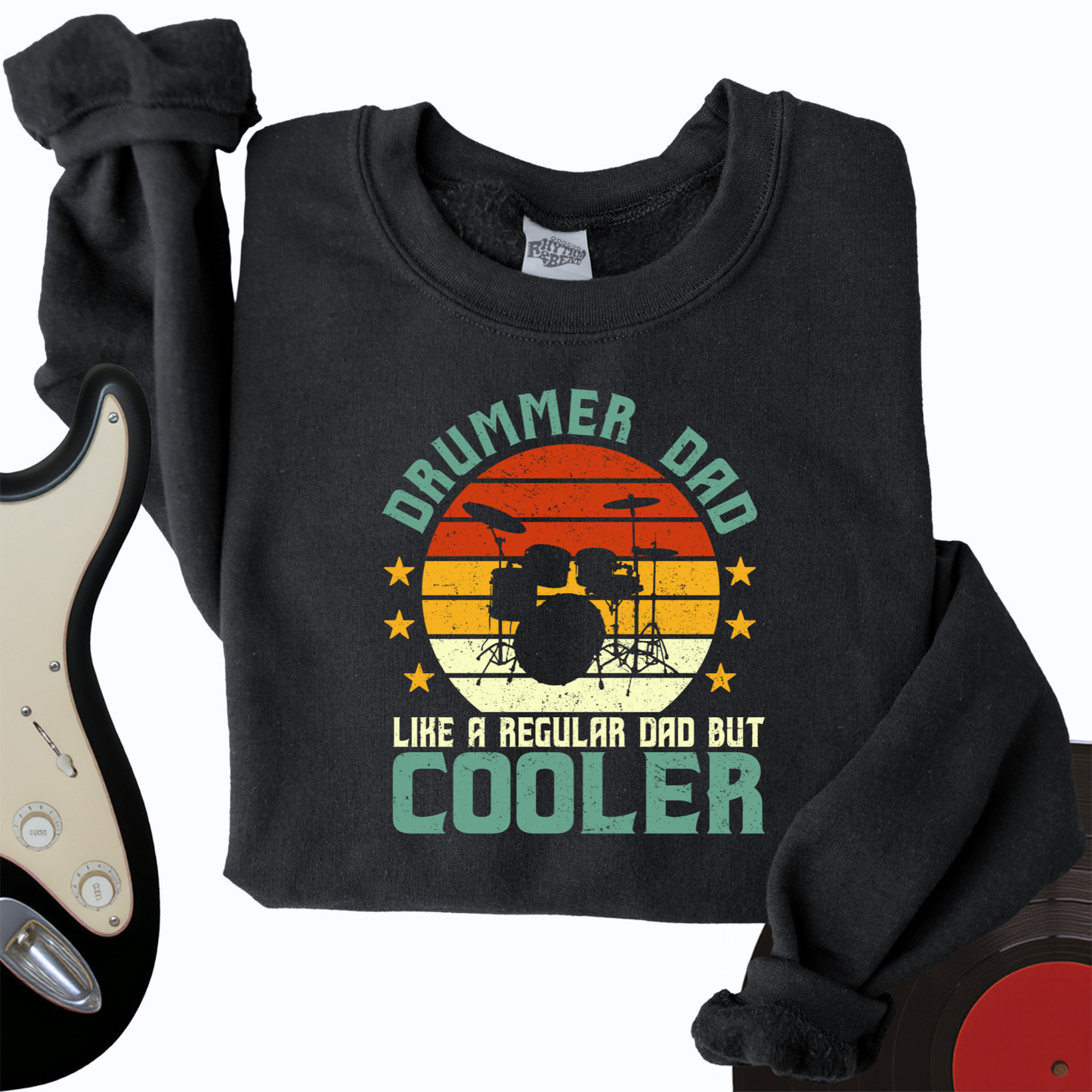 Drummer Dad Crewneck