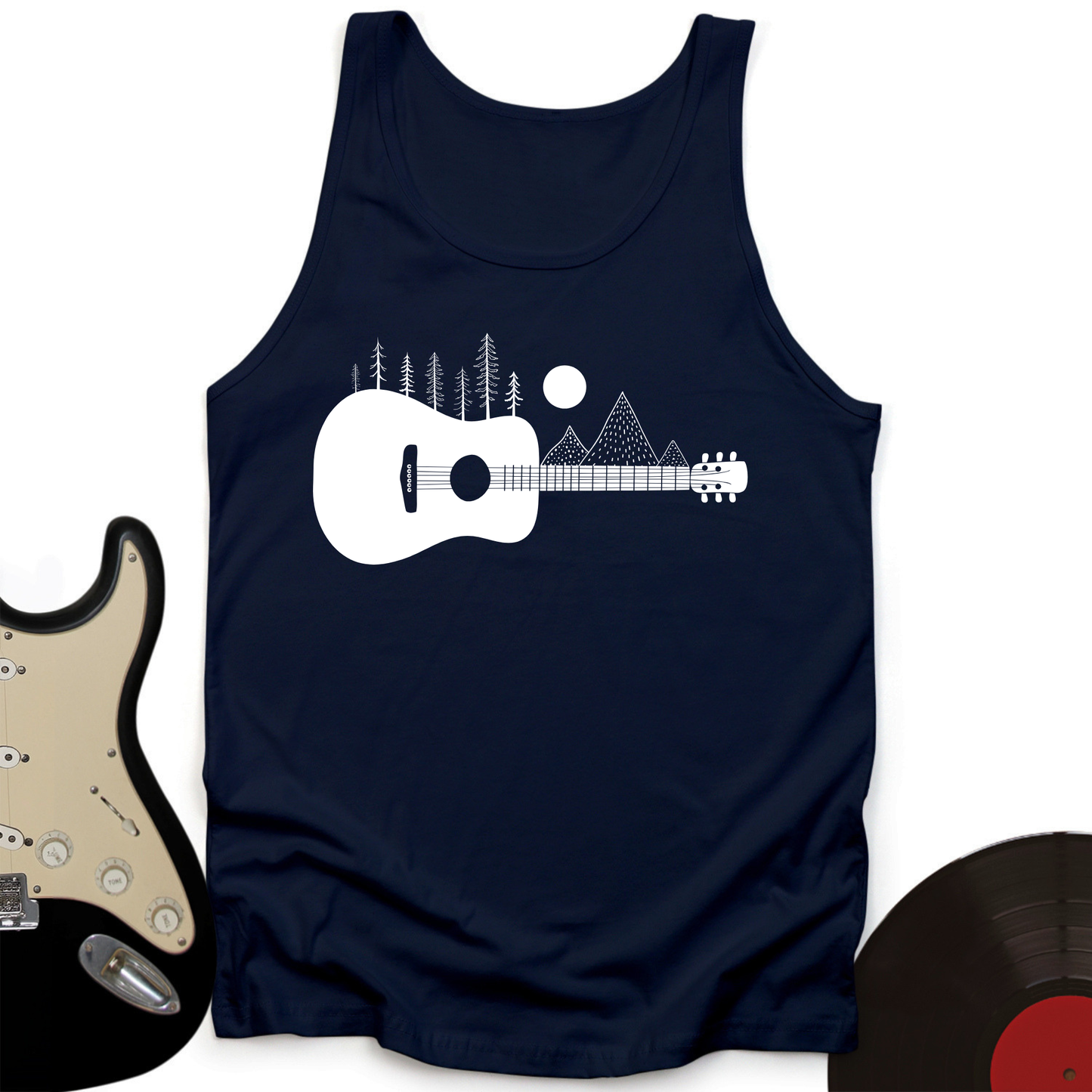 Guitar Mountain Tank Top