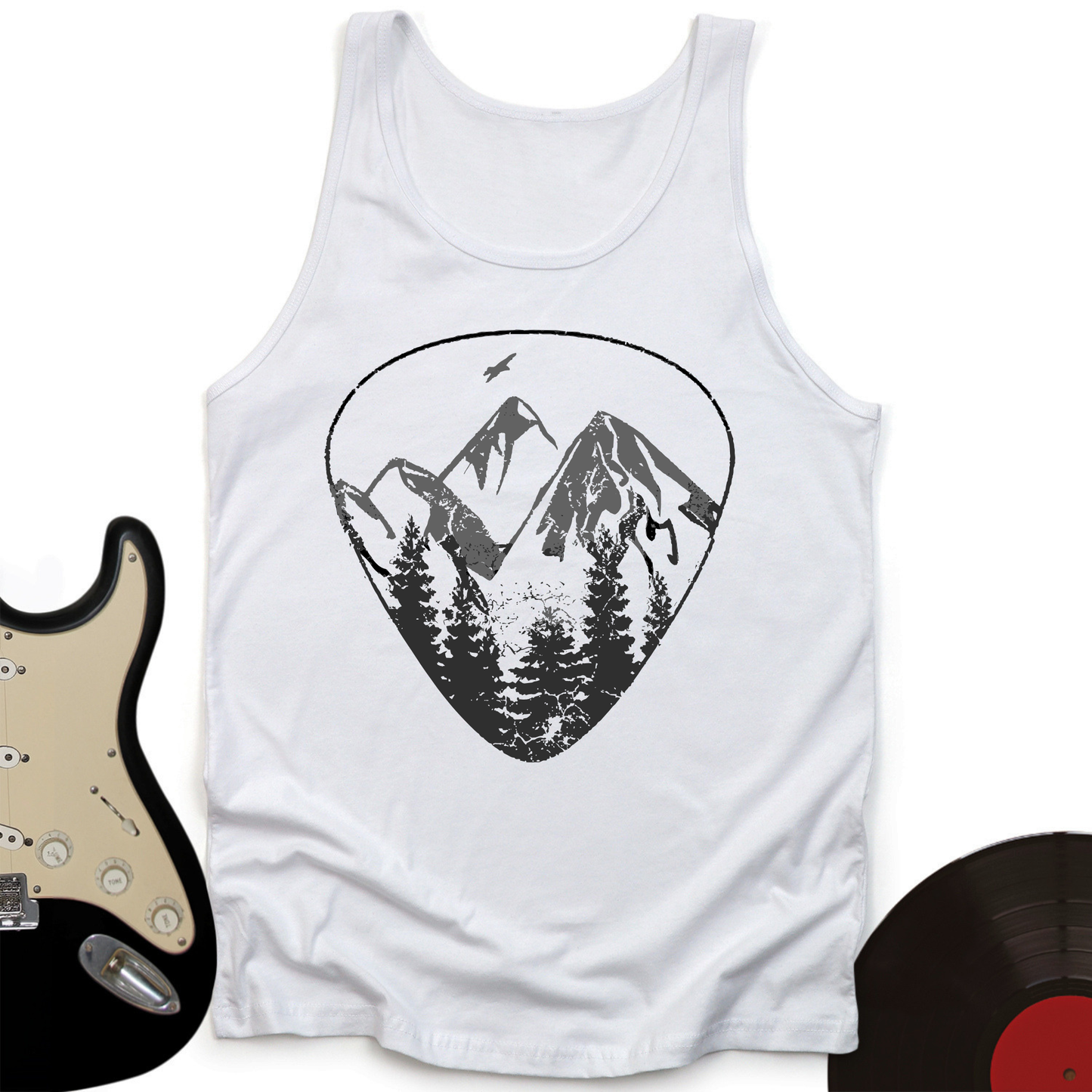 Wilderness Guitar Pick Tank Top