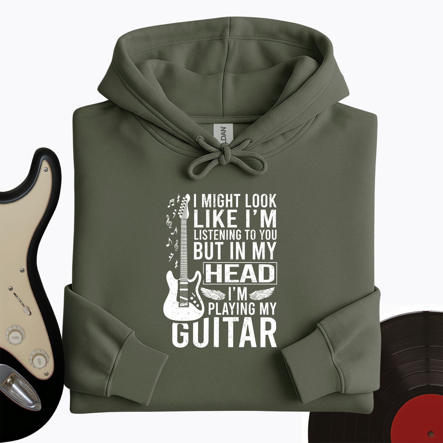 In My Head Guitar Hoodie