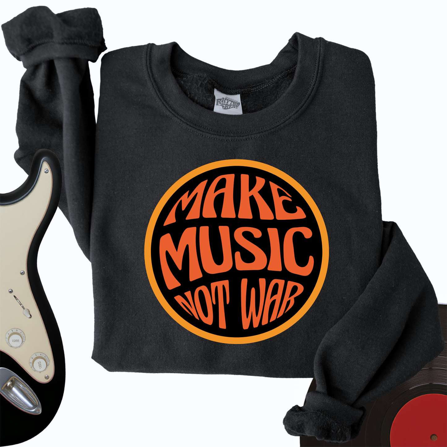 Make Music Groovy Crewneck
