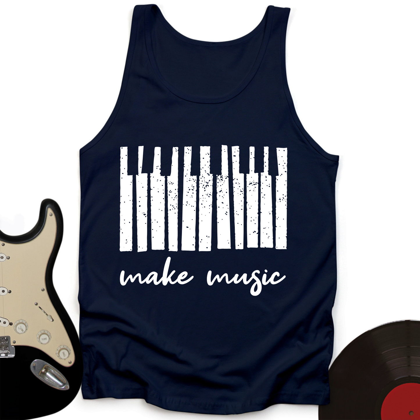 Make Music Piano Tank Top