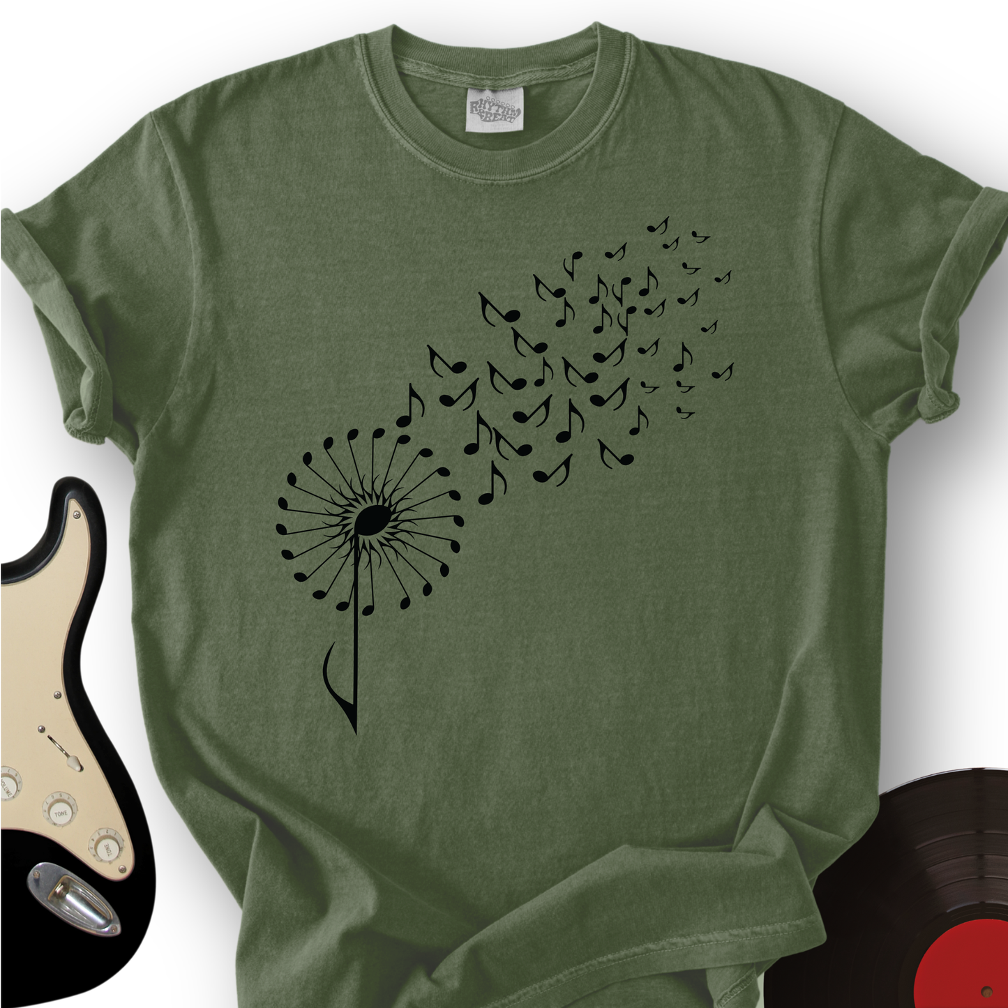 Music Note Dandelion T-Shirt