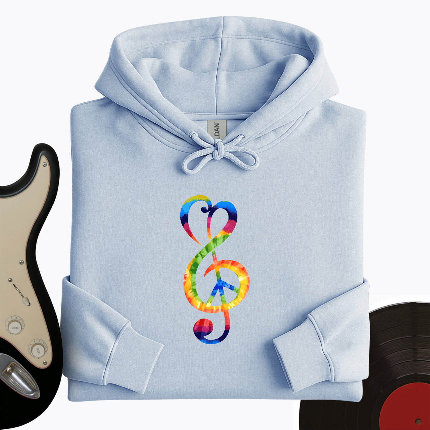 Peace Music Note Hoodie