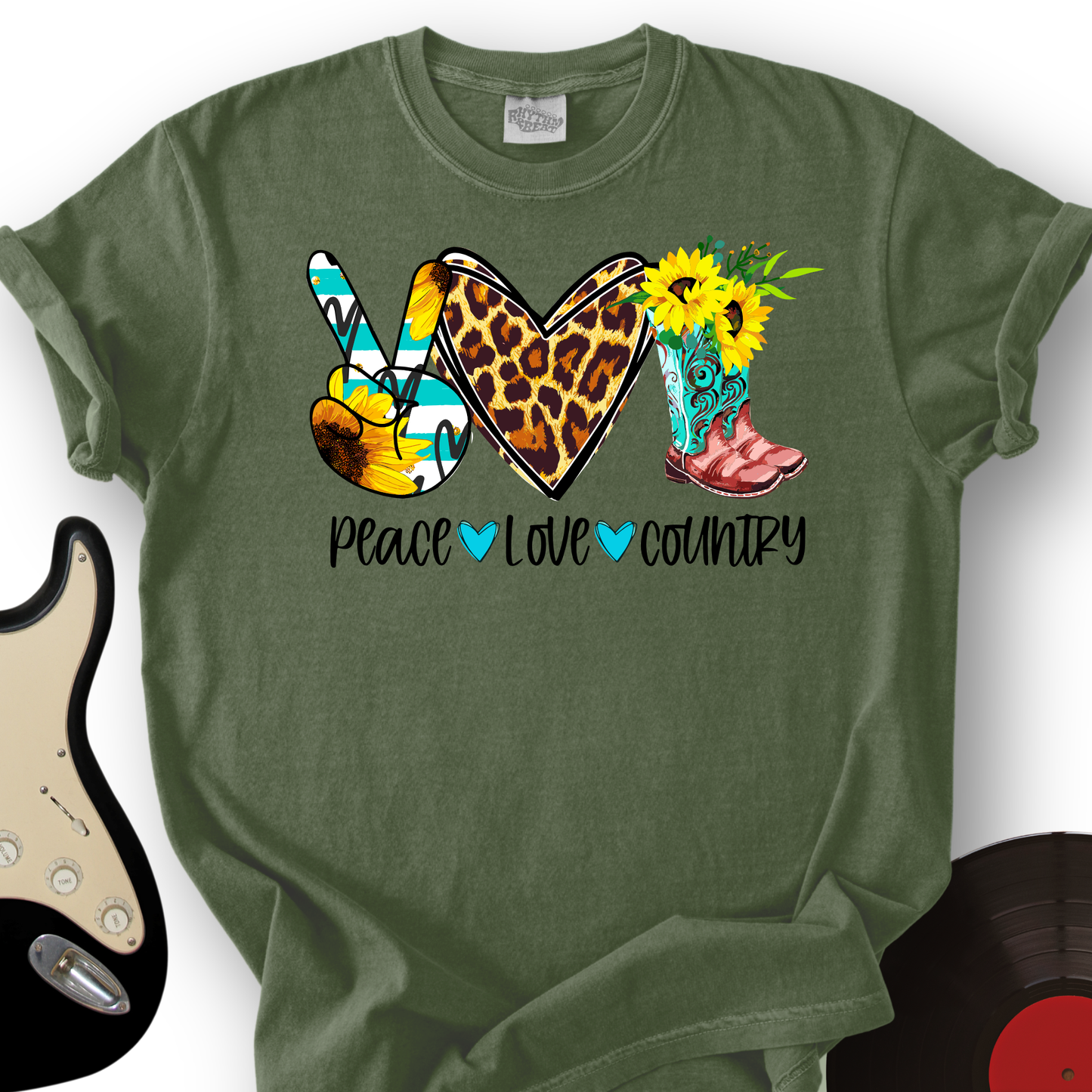 Peace, Love, Country T-Shirt