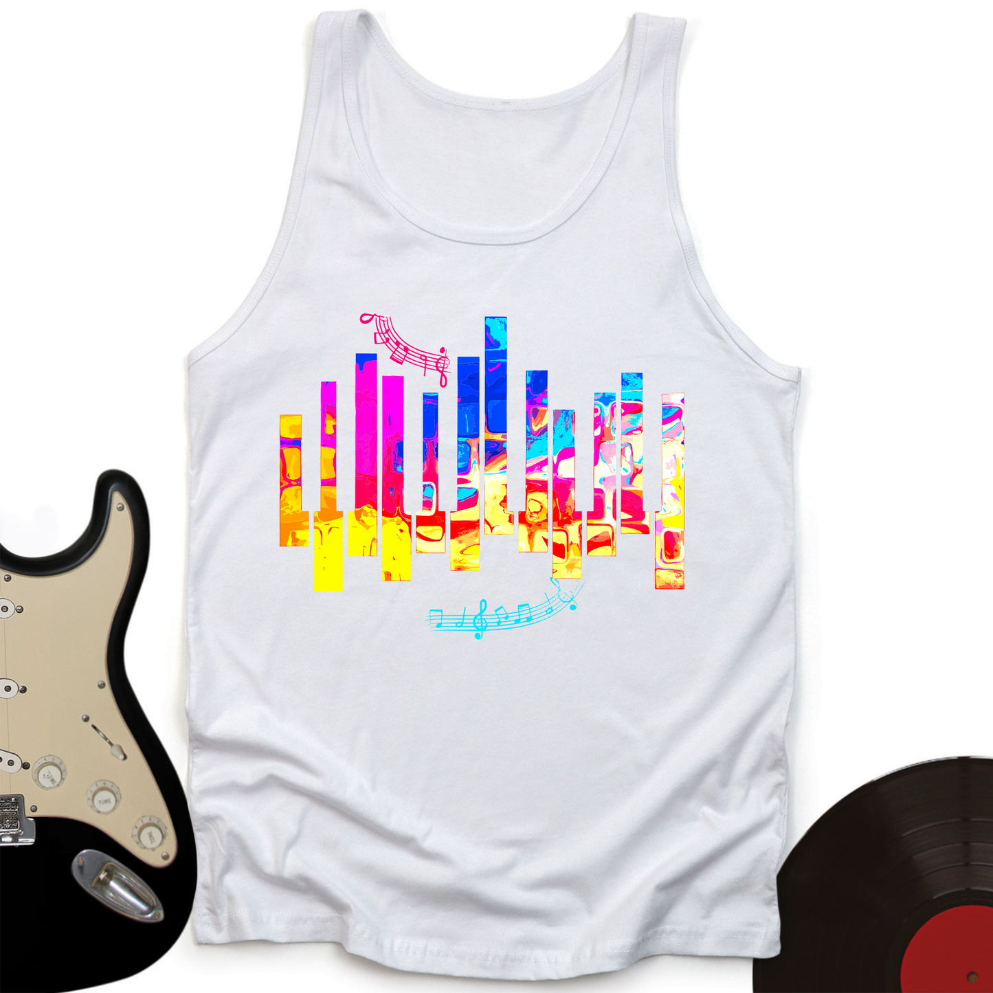 Piano Color Tank Top