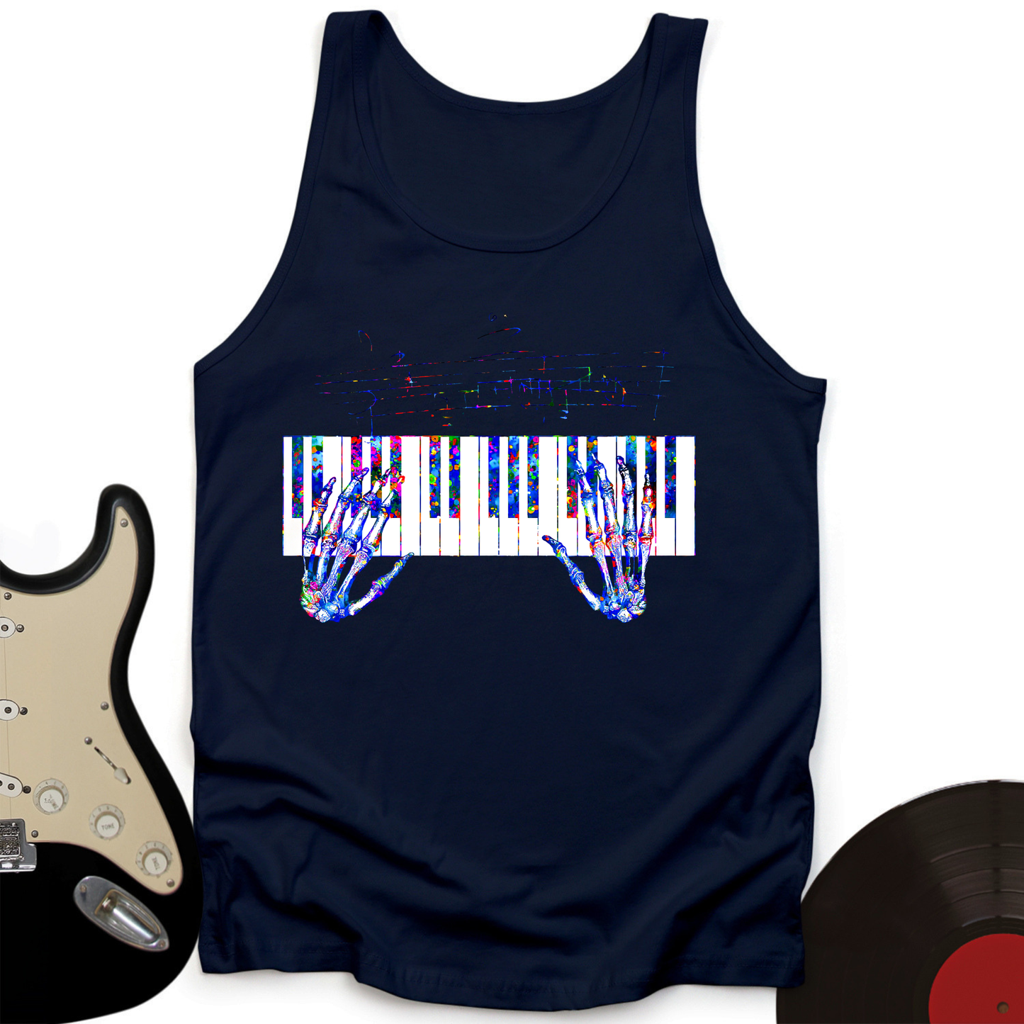 Skeleton Symphony Tank Top