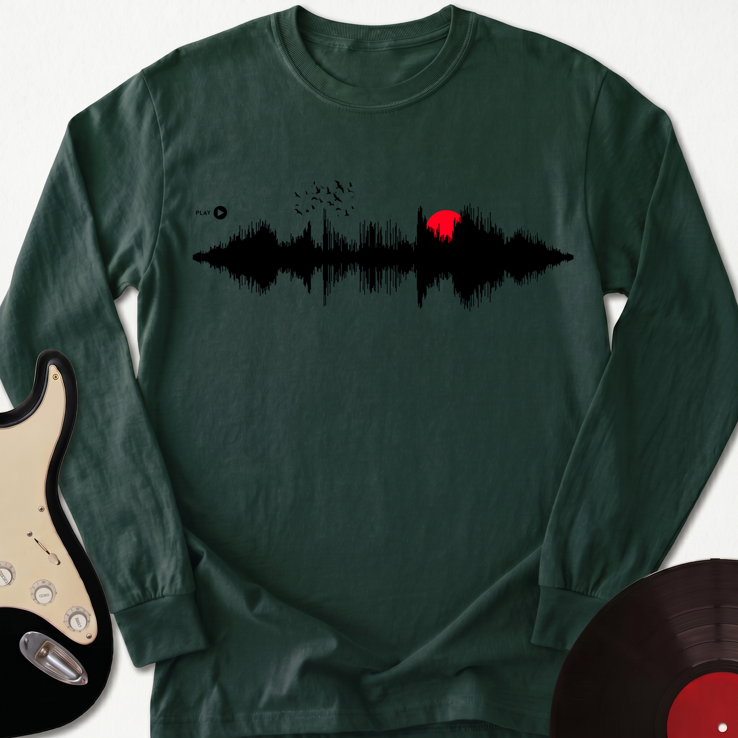 Sunset Soundwave Long Sleeve