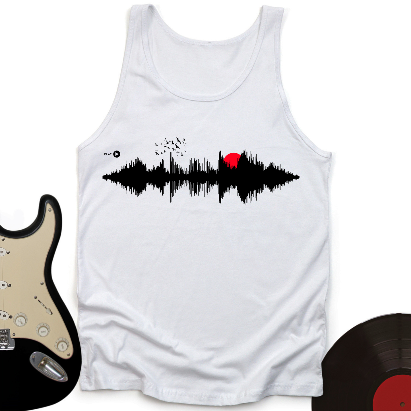 Sunset Soundwave Tank Top