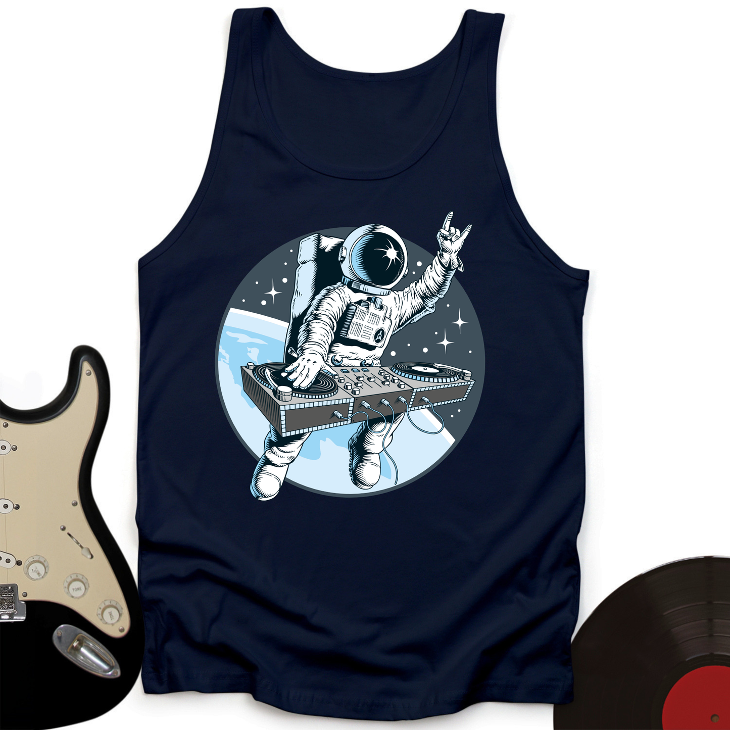 Outer Space DJ Tank Top