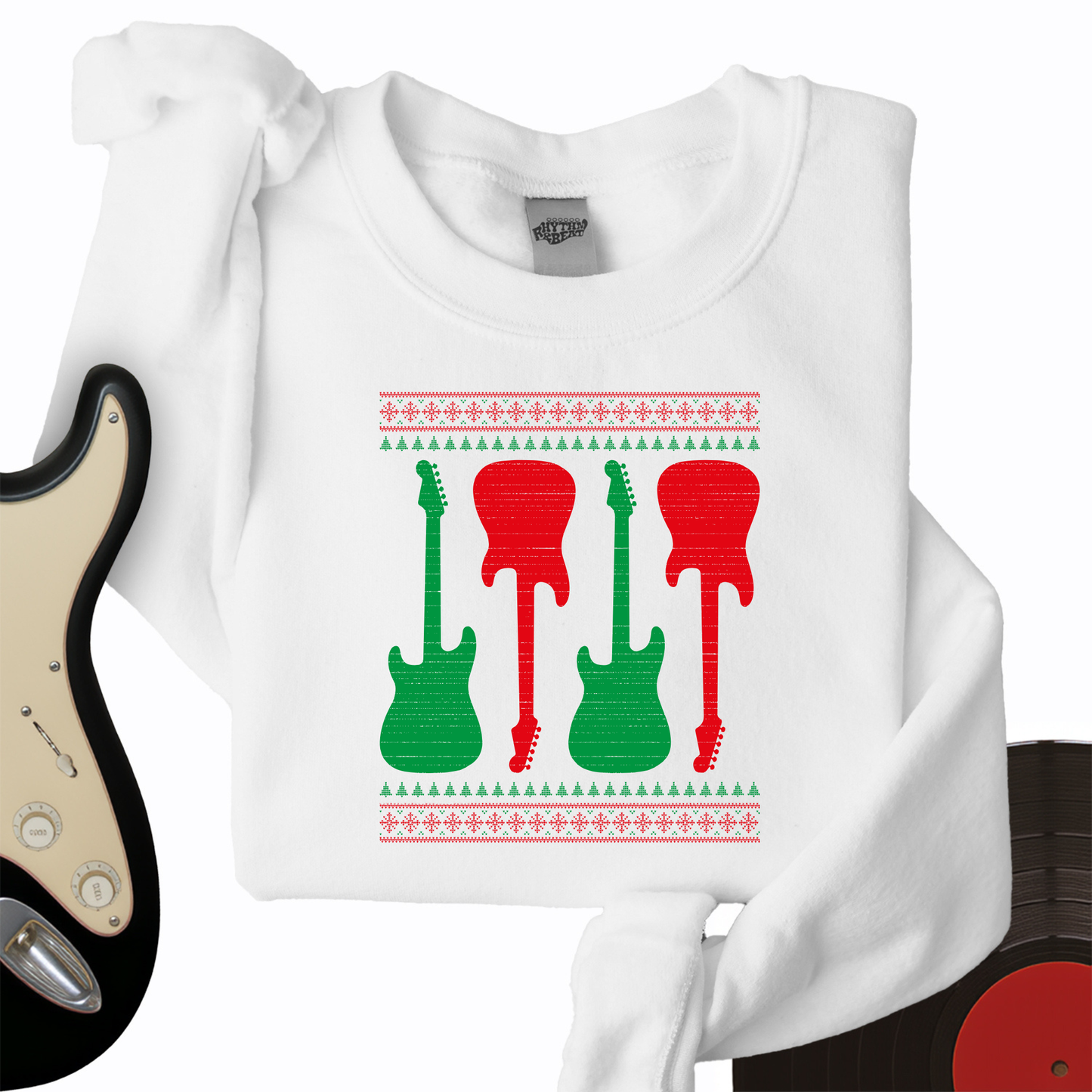 Ugly Guitar Holiday Crewneck