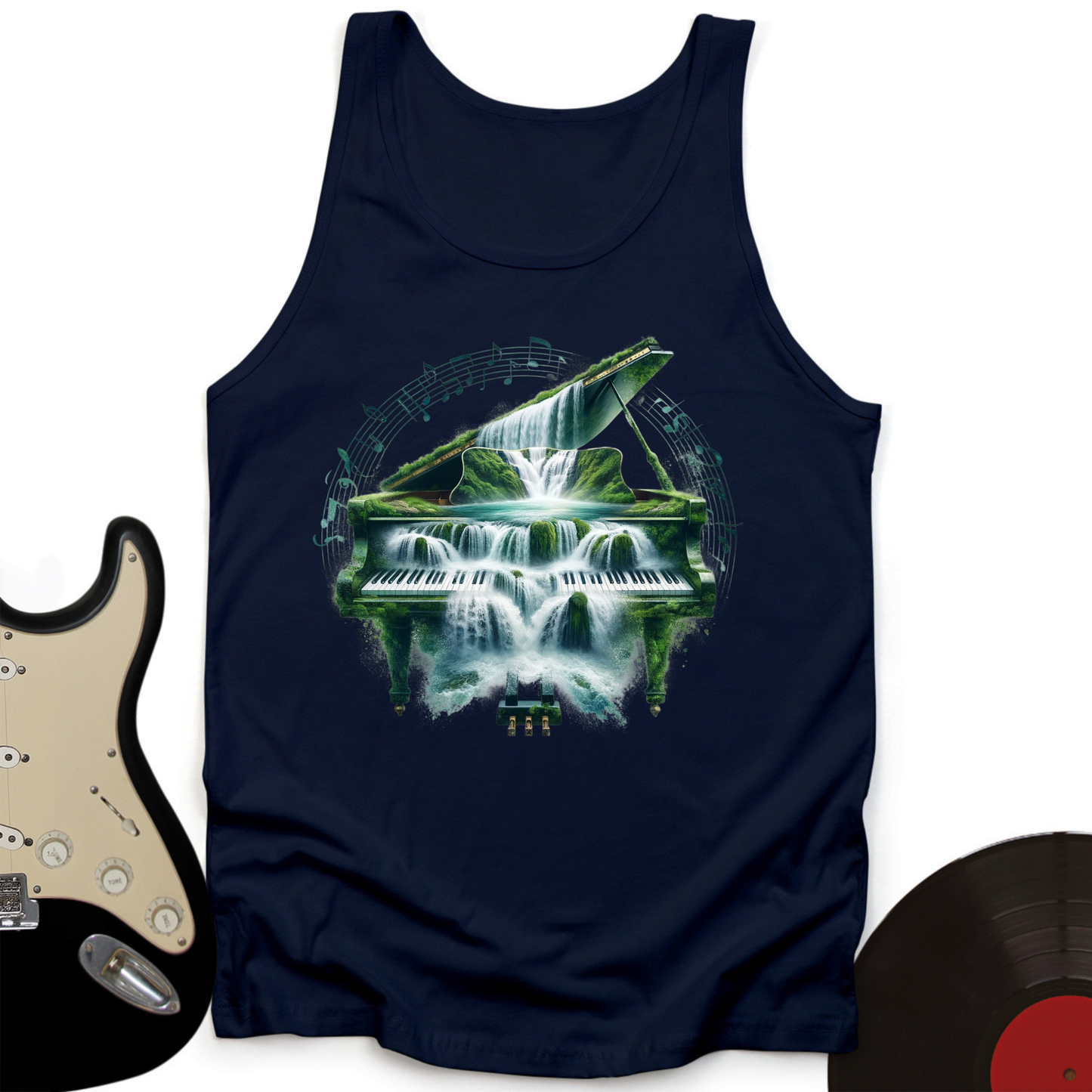 Piano Waterfall Tank Top