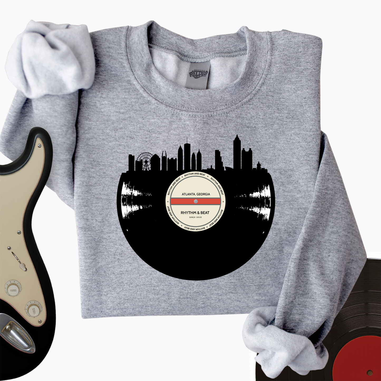 Vinyl Skyline Atlanta Crewneck
