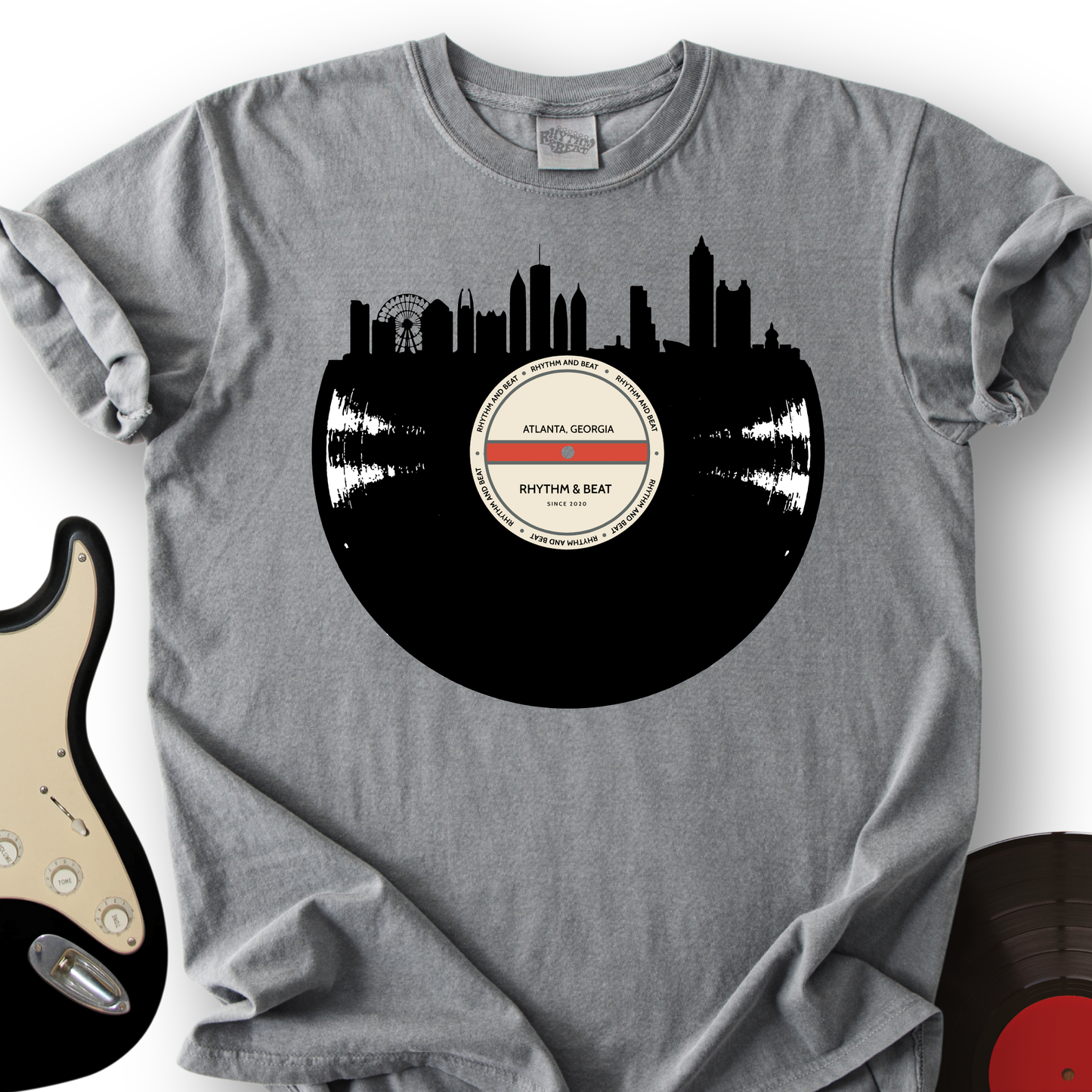 Vinyl Skyline Atlanta T-Shirt