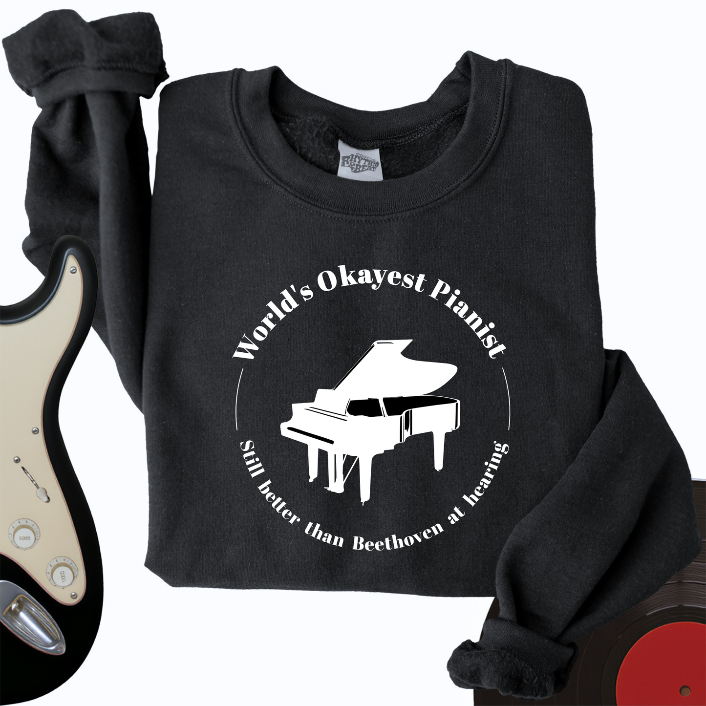 World's Okayest Pianist Crewneck