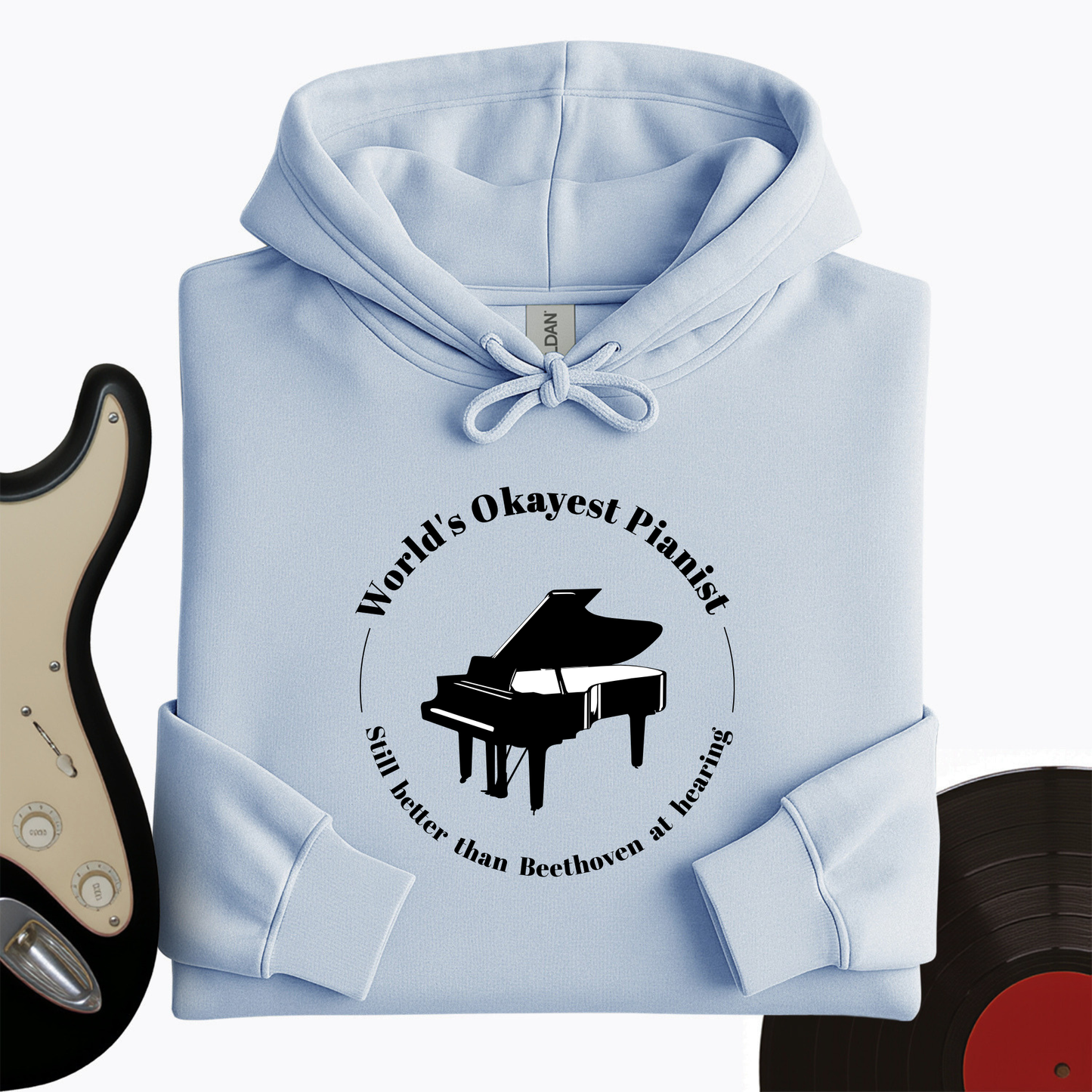 World's Okayest Pianist Hoodie