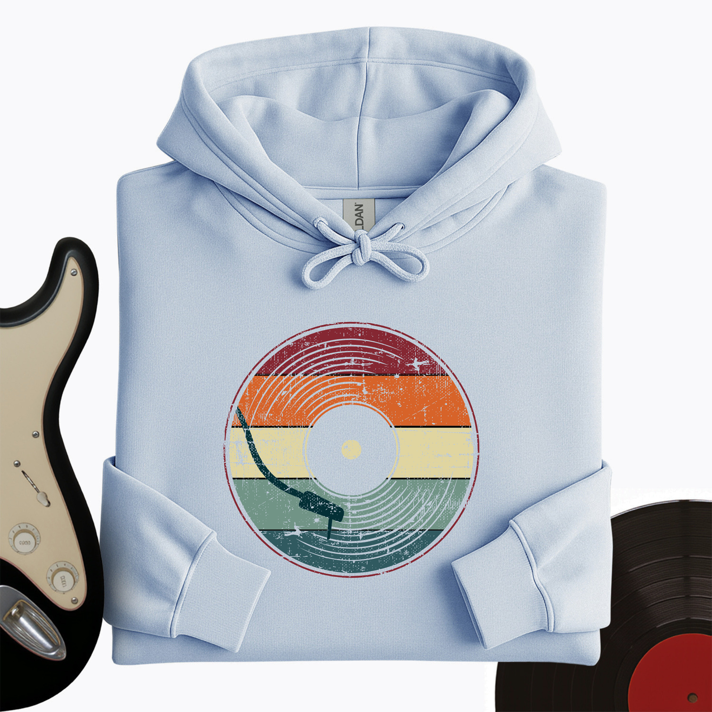 Retro Record Hoodie