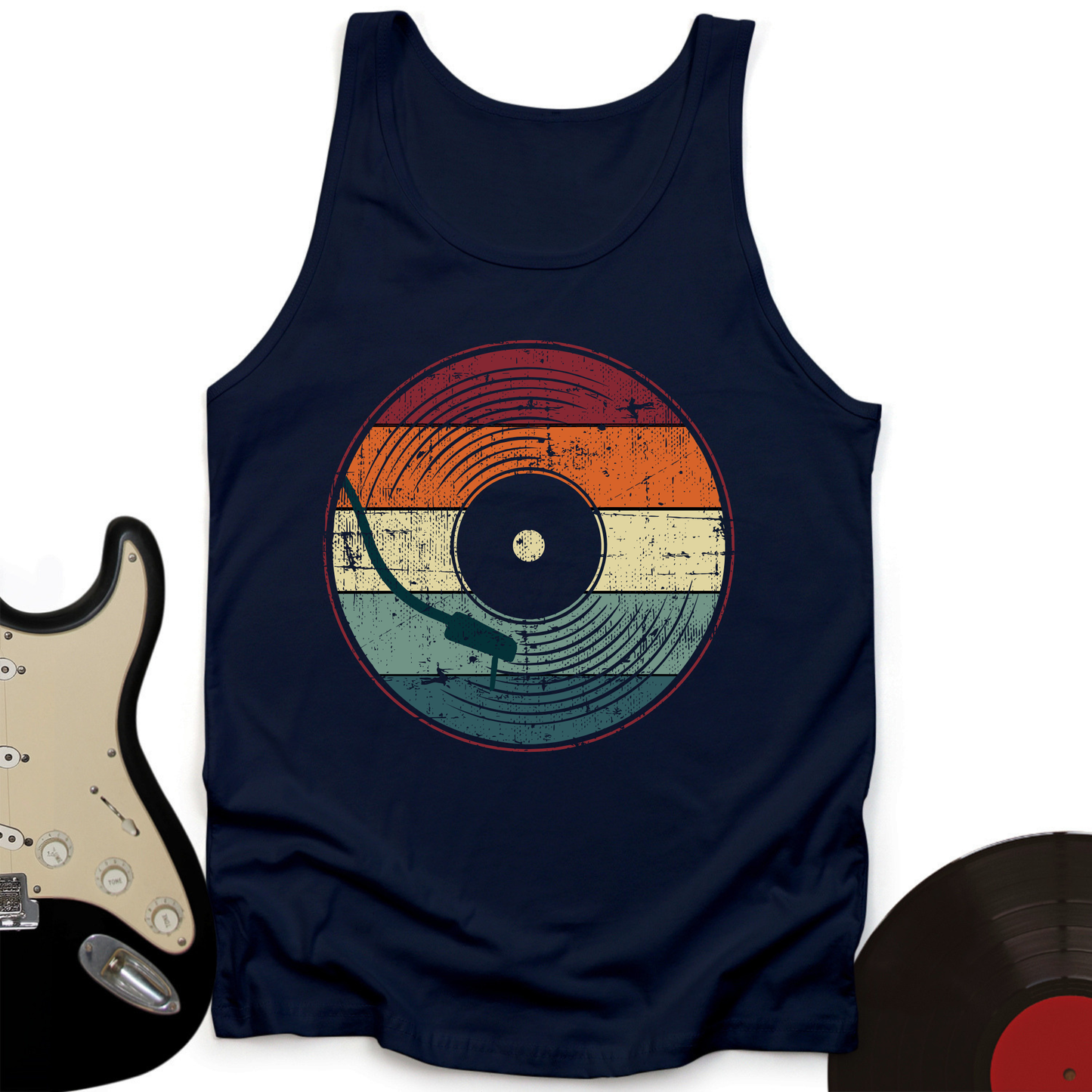Retro Record Tank Top