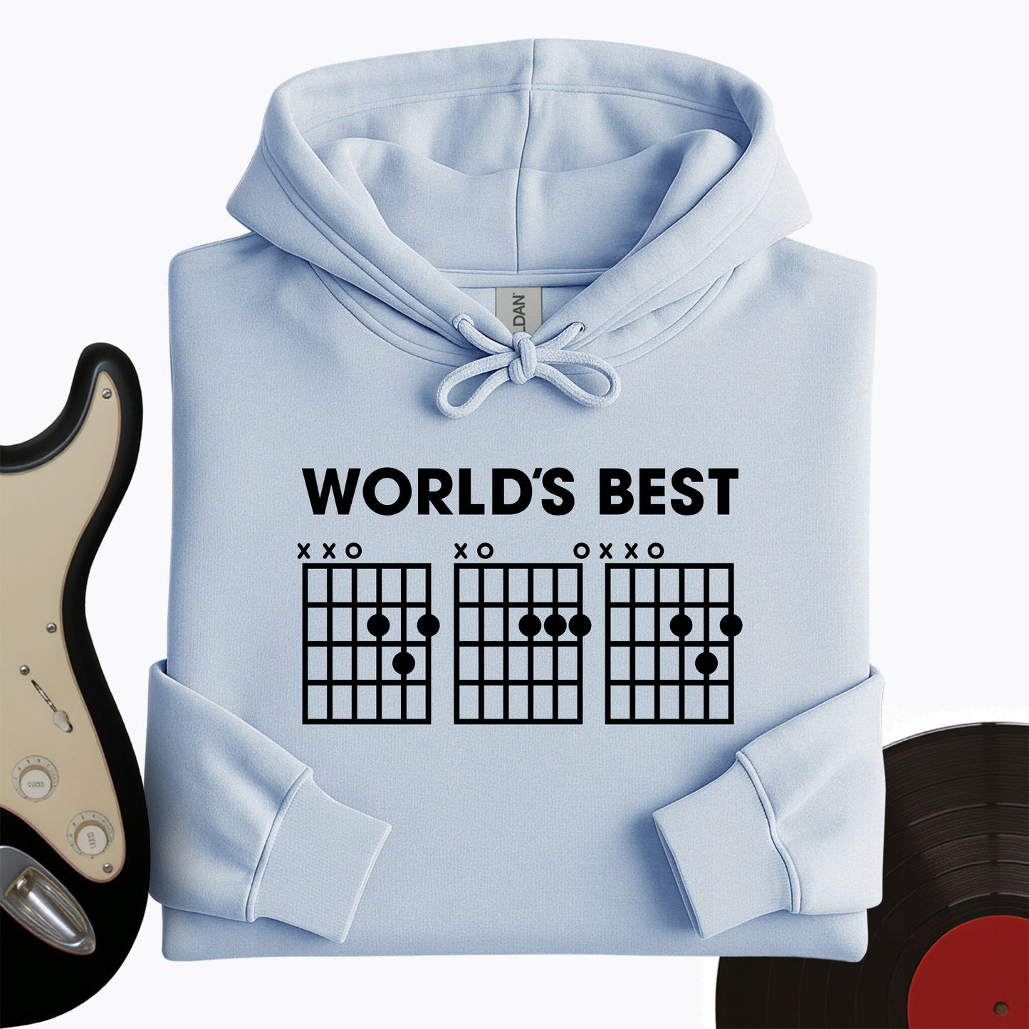 World's Best Dad Guitar Hoodie