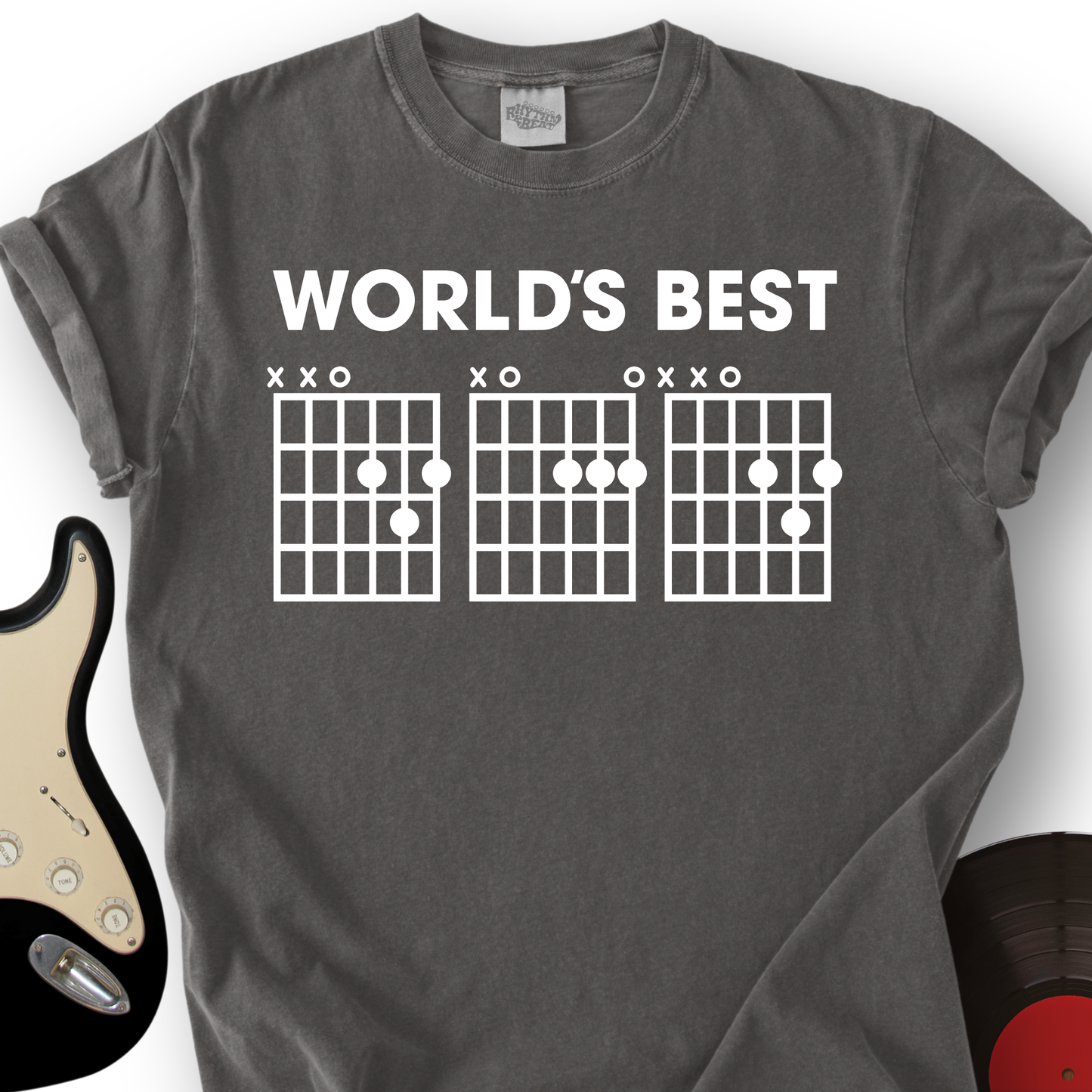 World's Best Dad Guitar T-Shirt