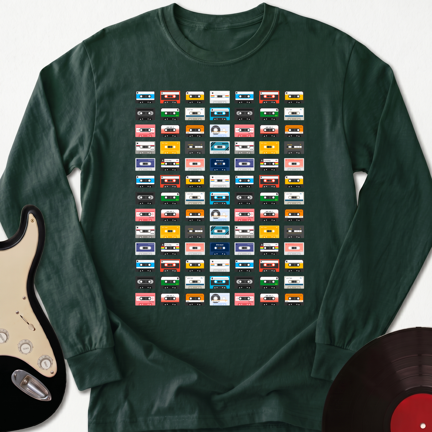 Rainbow Cassette Long Sleeve