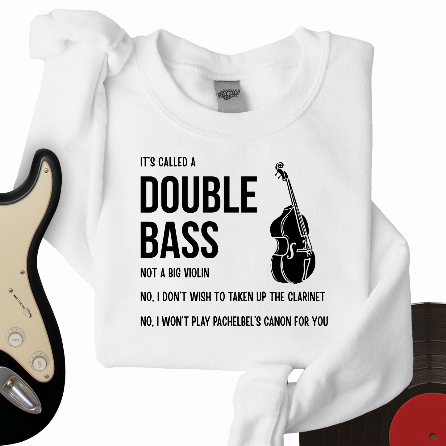 It's A Double Bass Crewneck